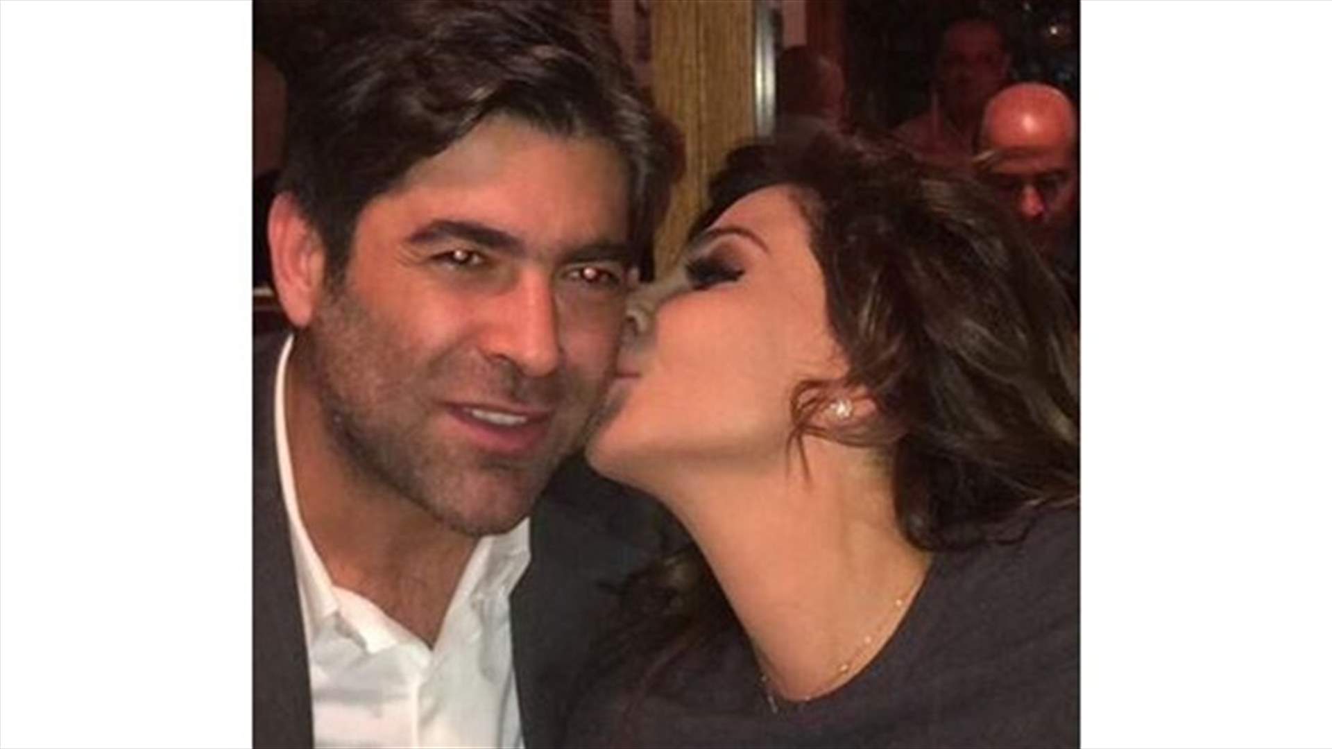 اليسا تقبّل وائل كفوري: انه حب حياتي