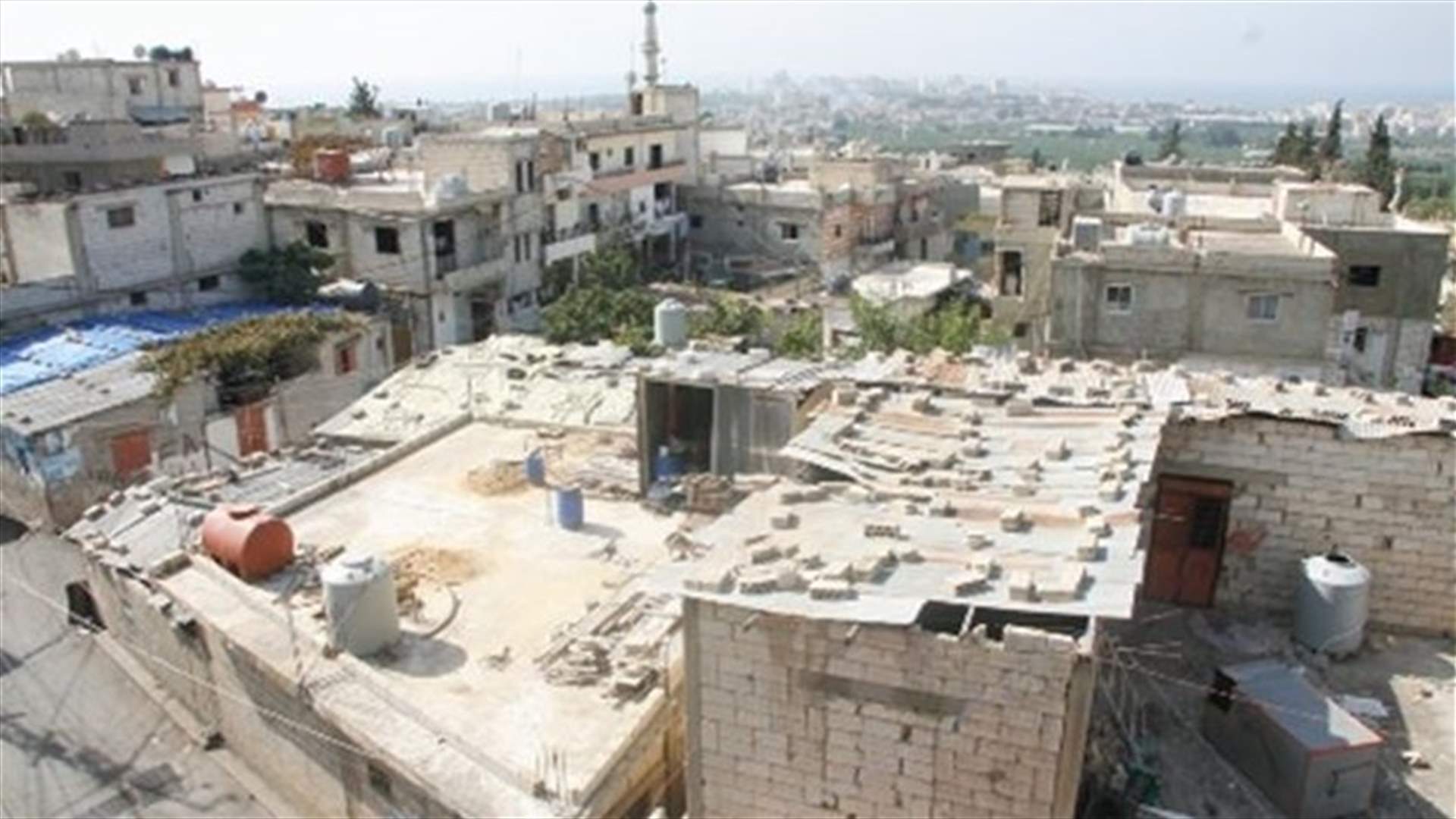 جريحان باشكال في مخيم البرج الشمالي في صور