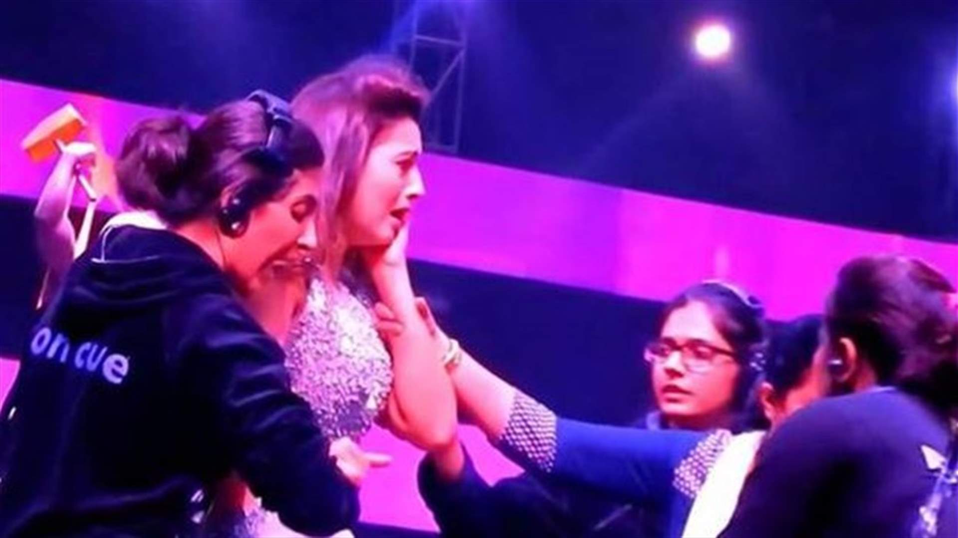 [VIDEO] TV Presenter Slapped On Live Television For "Not Dressing Modestly!"
