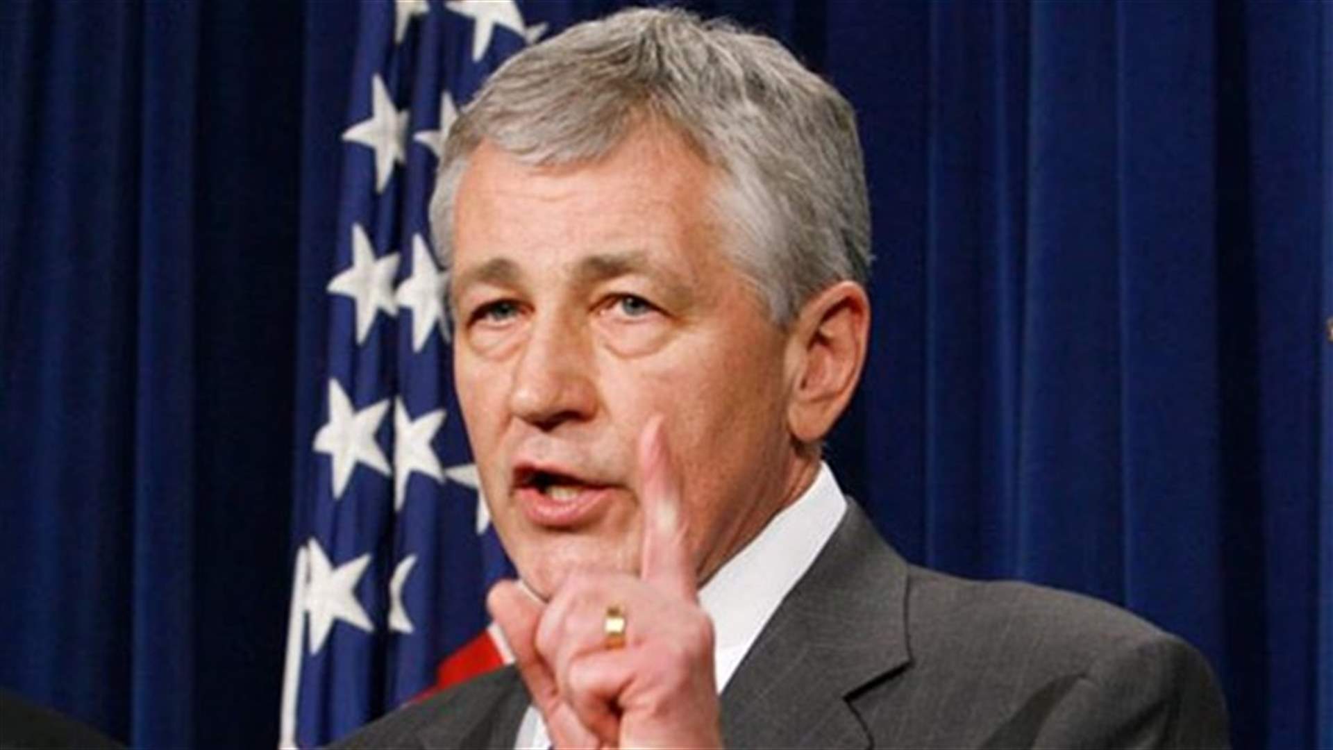 Hagel says 'no major difference' with Obama