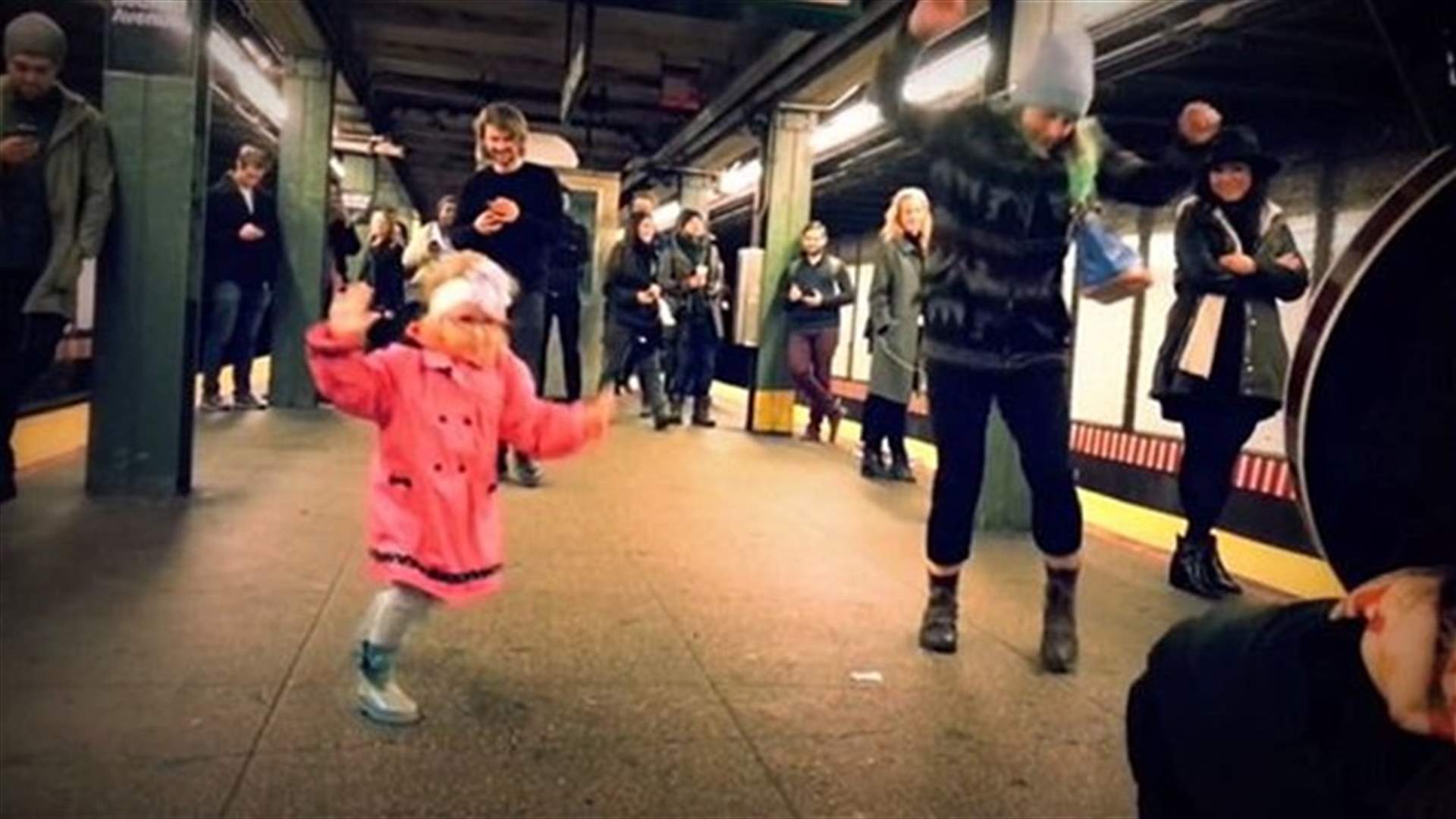 [VIDEO] Little Girl Breaks Out In Dance In Public, Others Join In!