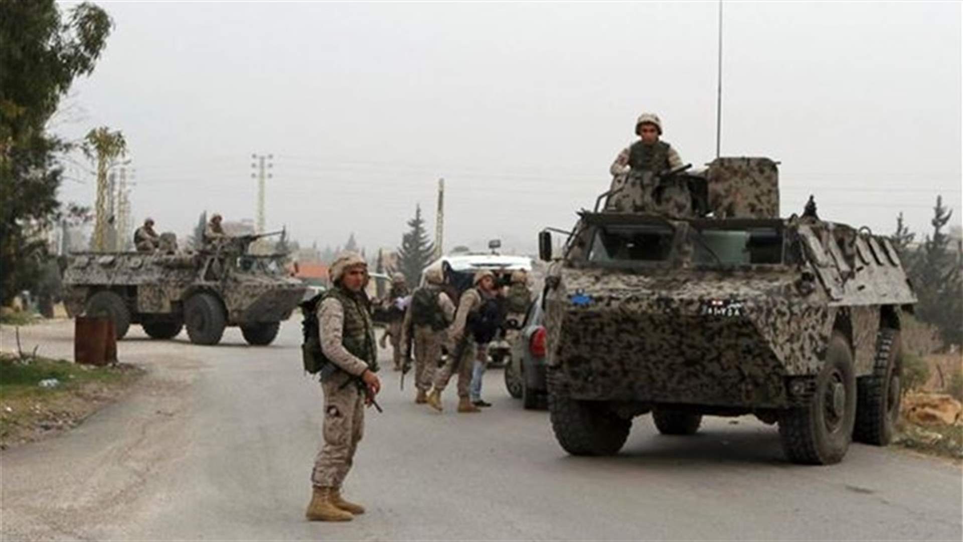 Lebanese army carries out precautionary military operations on outskirts of Arsal
