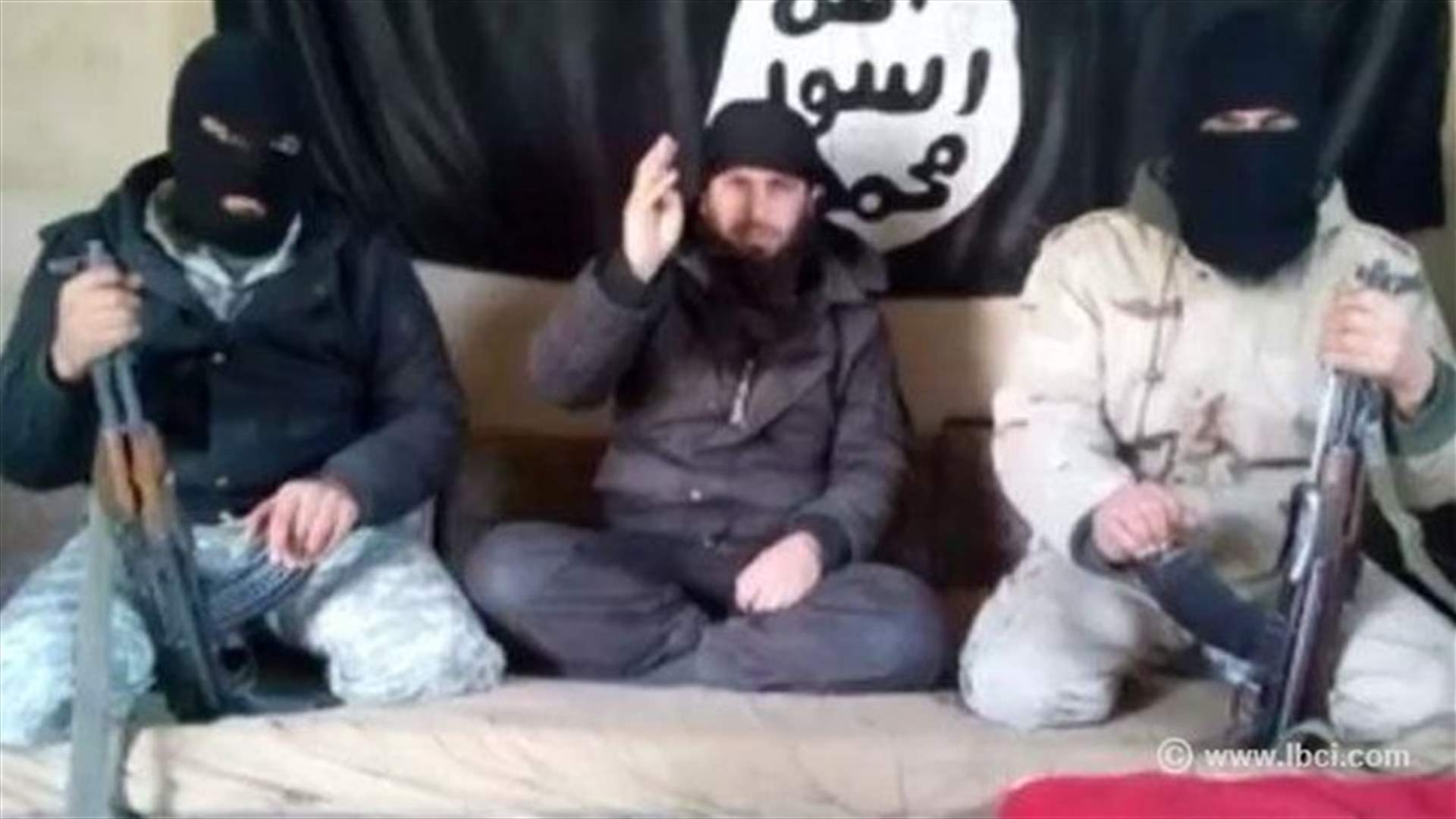 Sources say jihadi militant’s wife referred to General Security on Saturday