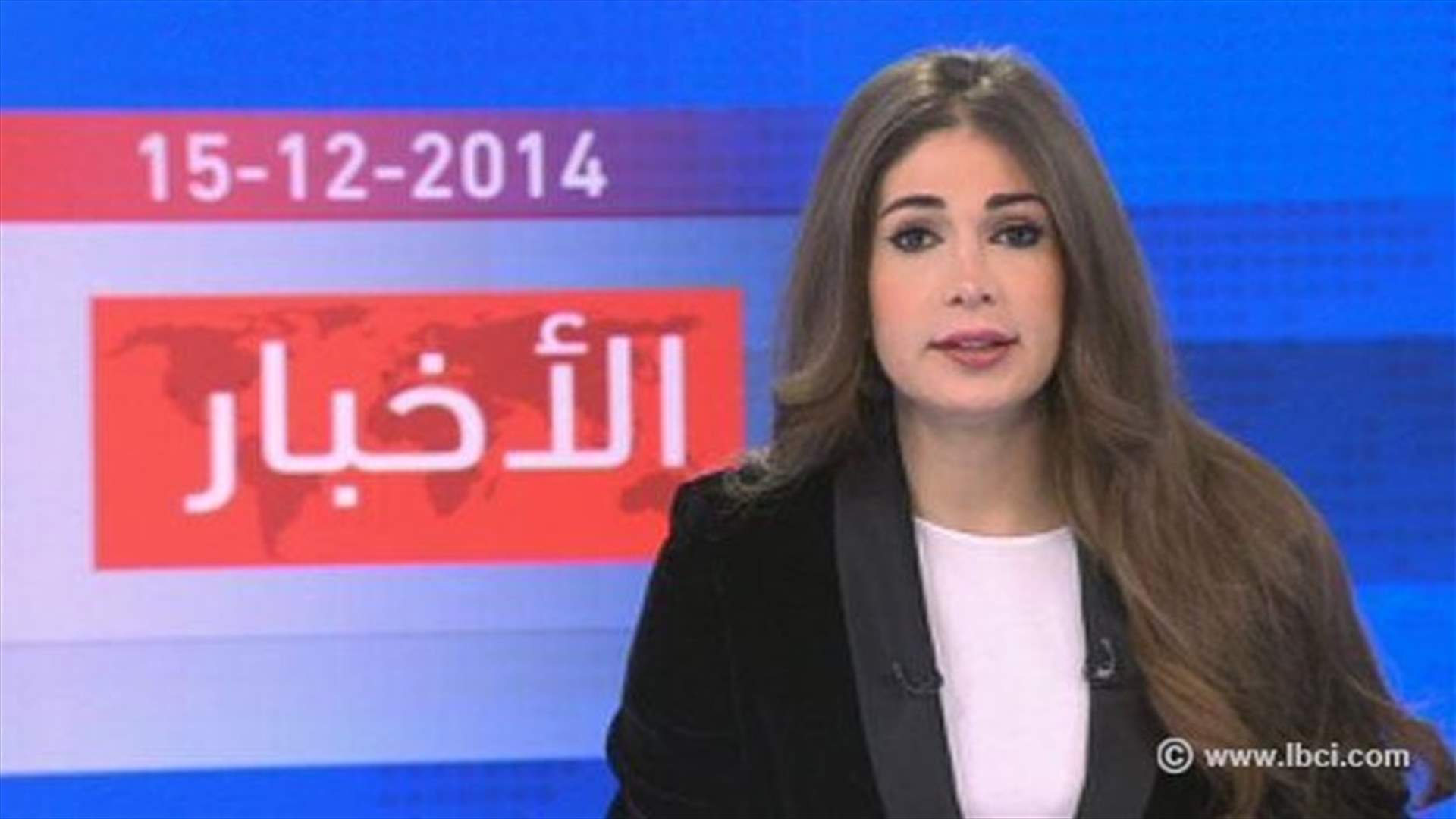 مقدمة النشرة المسائية 15-12-2014