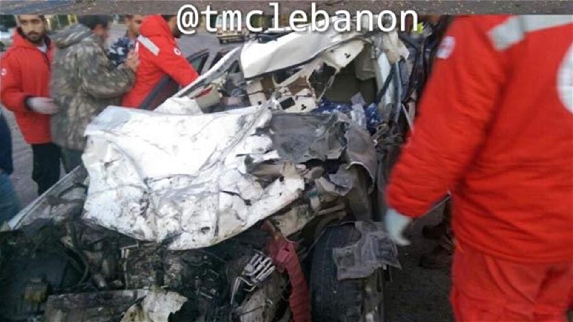 قتيلان بحادث مروع على اوتوستراد اميون