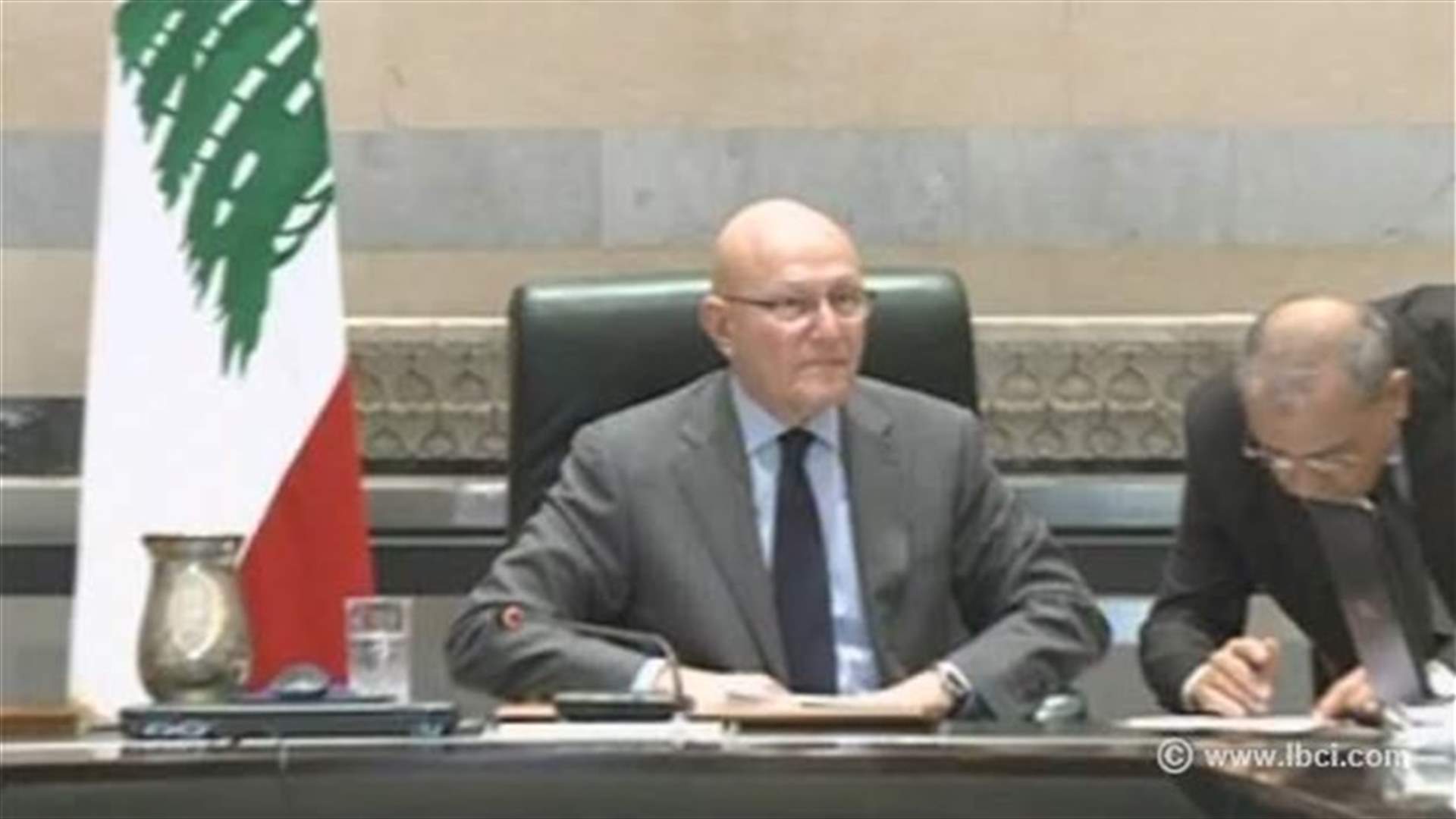 PM Salam chairs cabinet session at Grand Serail