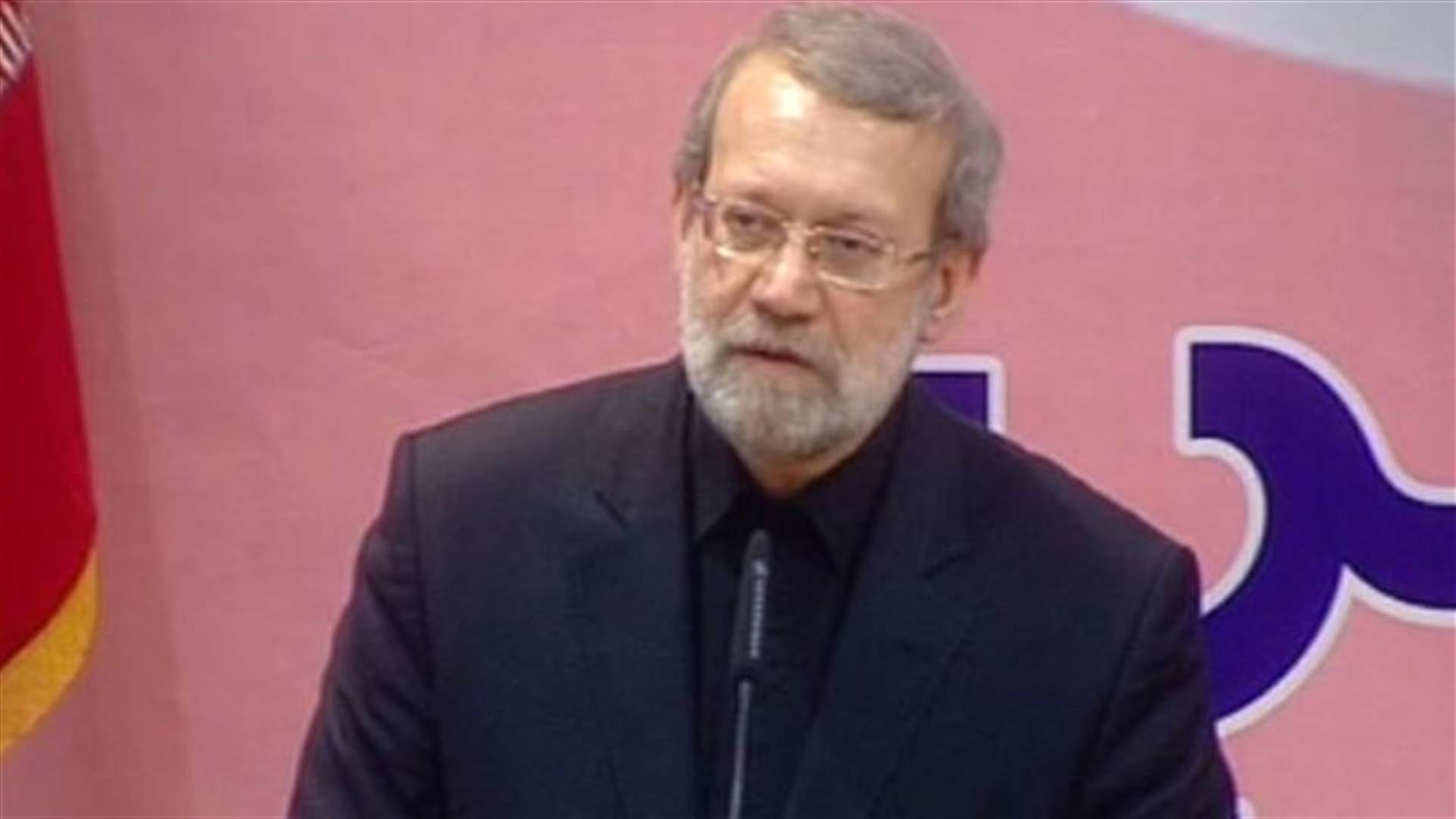 Iran’s Larijani says Lebanese leaders capable of resolving internal conflicts