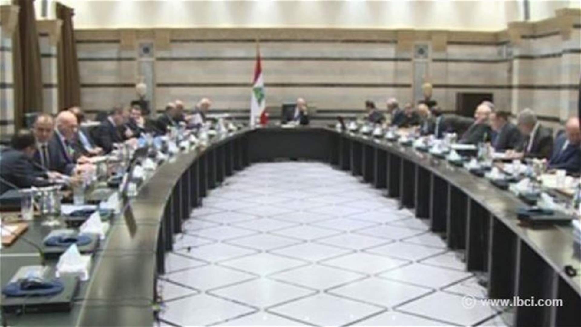PM Salam chairs cabinet session at the Grand Serail 