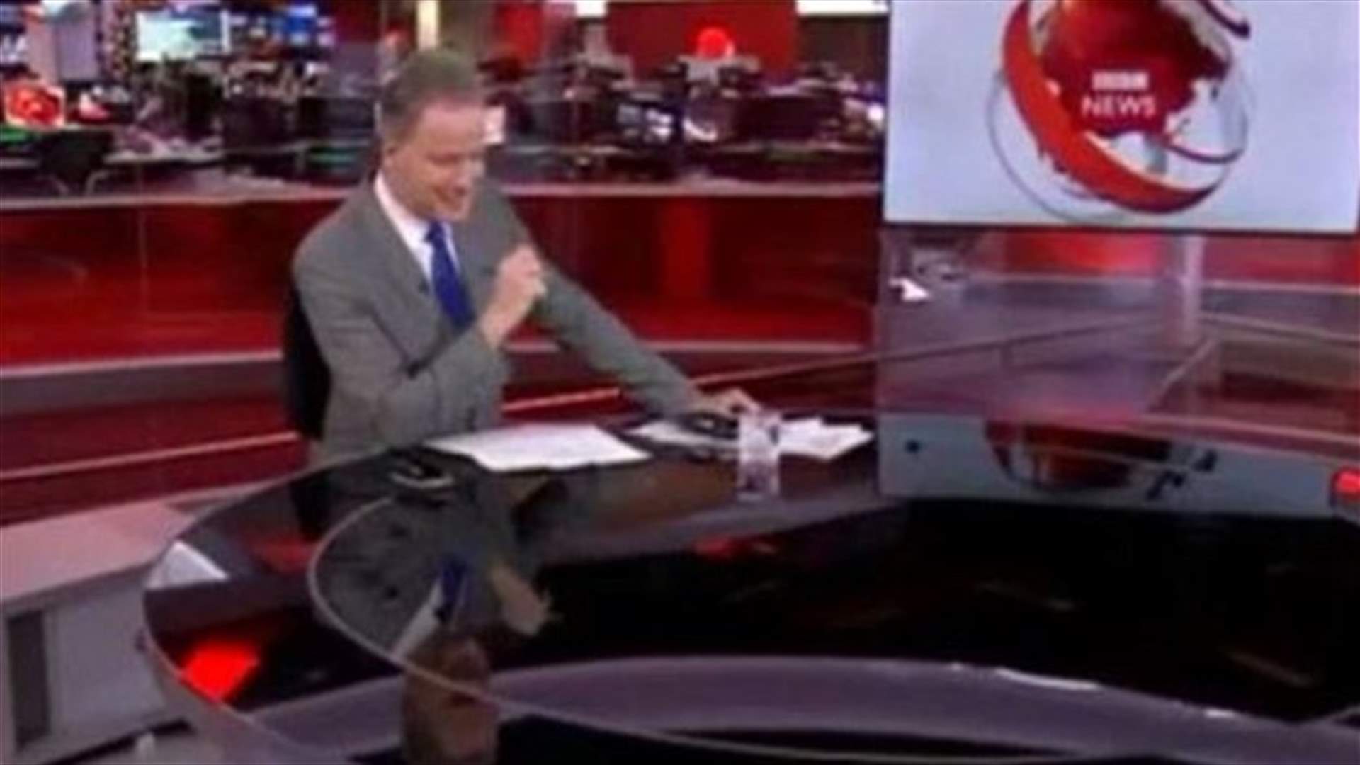 [VIDEO] Caught In The Act! BBC Staff Dance In Newsroom As Anchor Delivers Bulletin