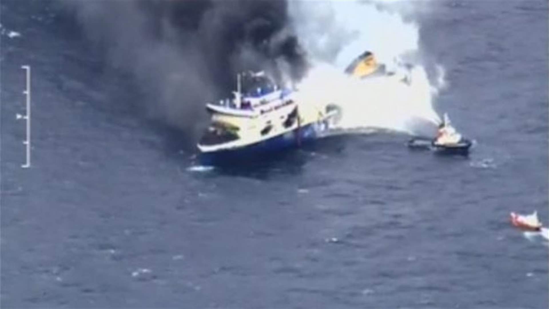 REPORT: Ferry stricken by blaze fully evacuated, seven dead
