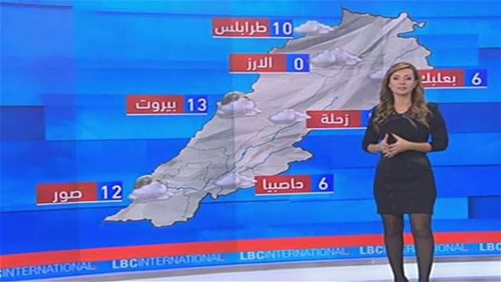 طقس اليومين المقبلين عاصف وماطر بغزارة والثلوج تلامس الـ 600 متر