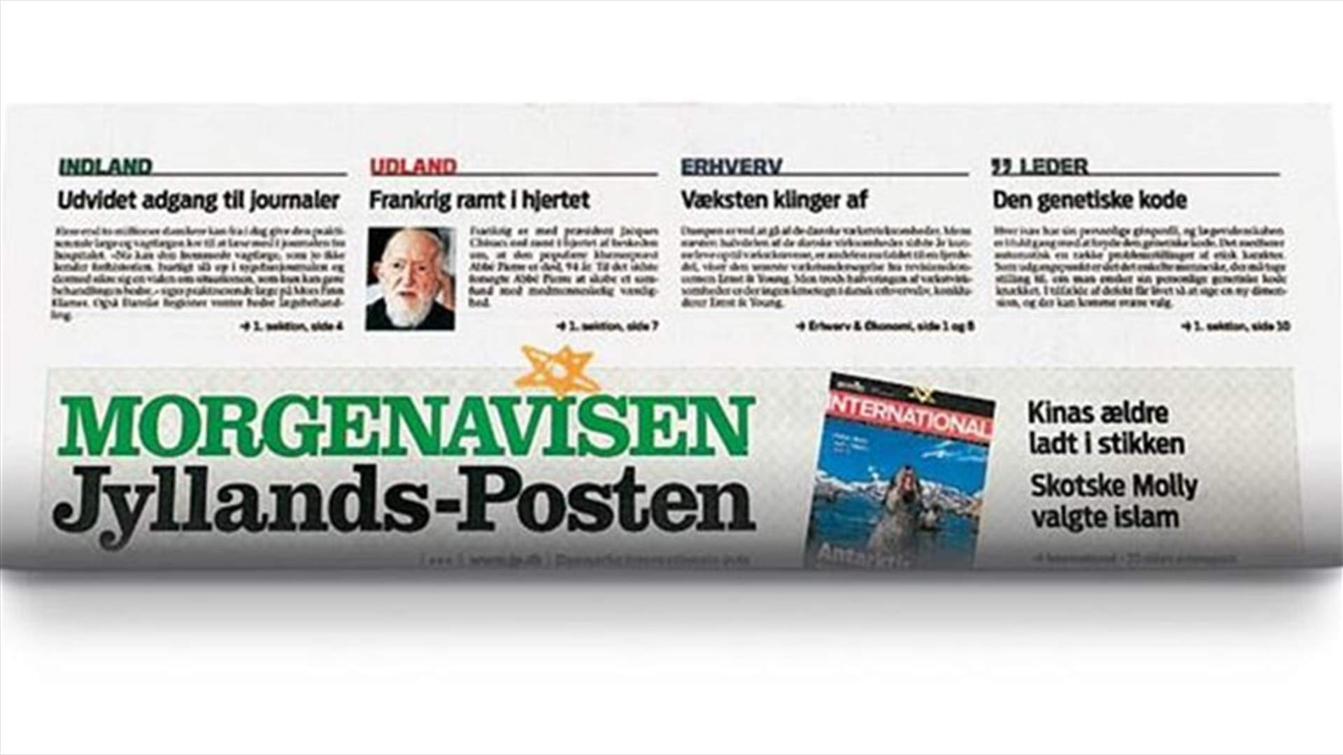 Danish newspaper says won't print Prophet cartoons