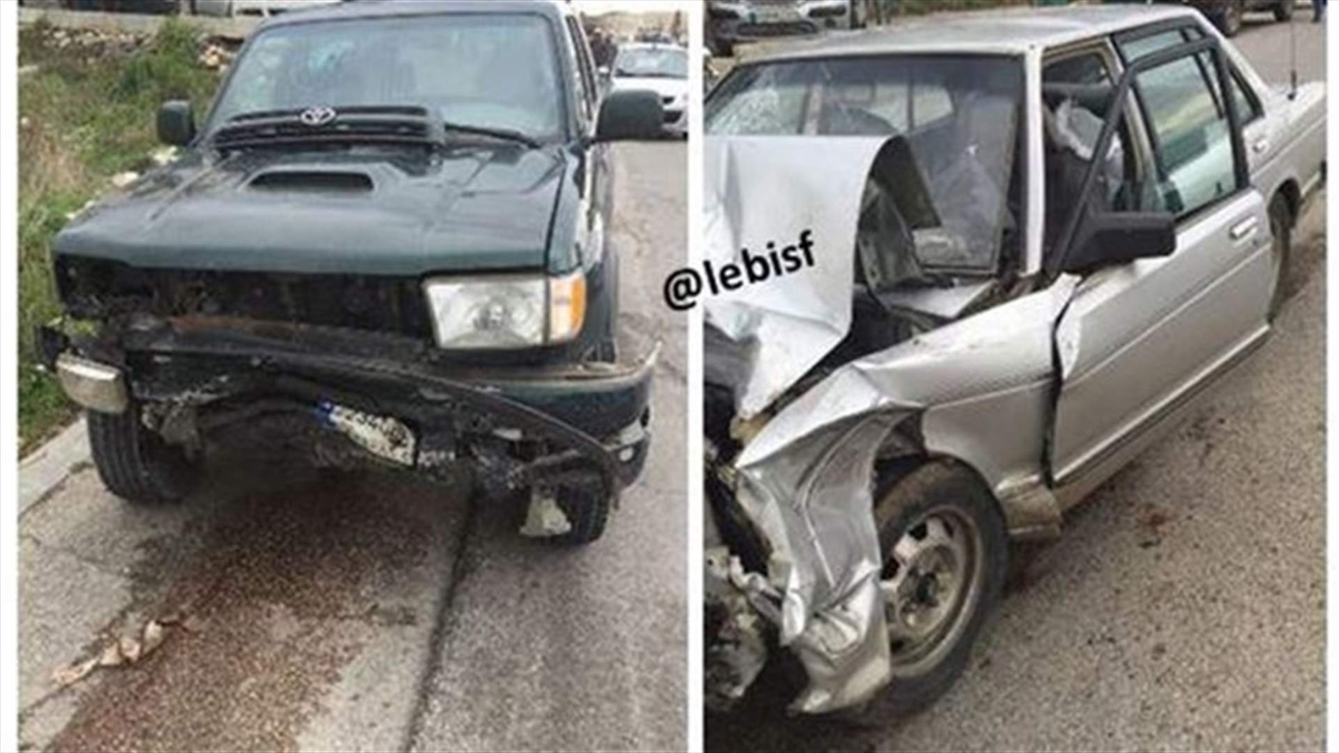 جرحى بحادث سير على أوتوستراد شكا