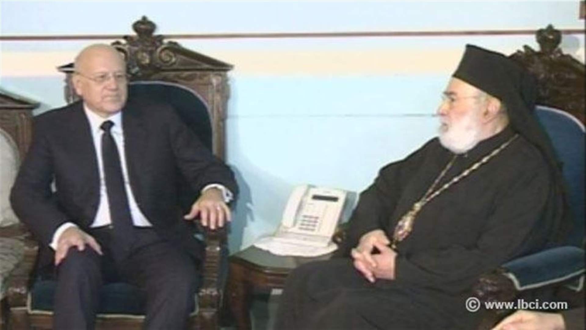 ميقاتي زار المطران عوده 