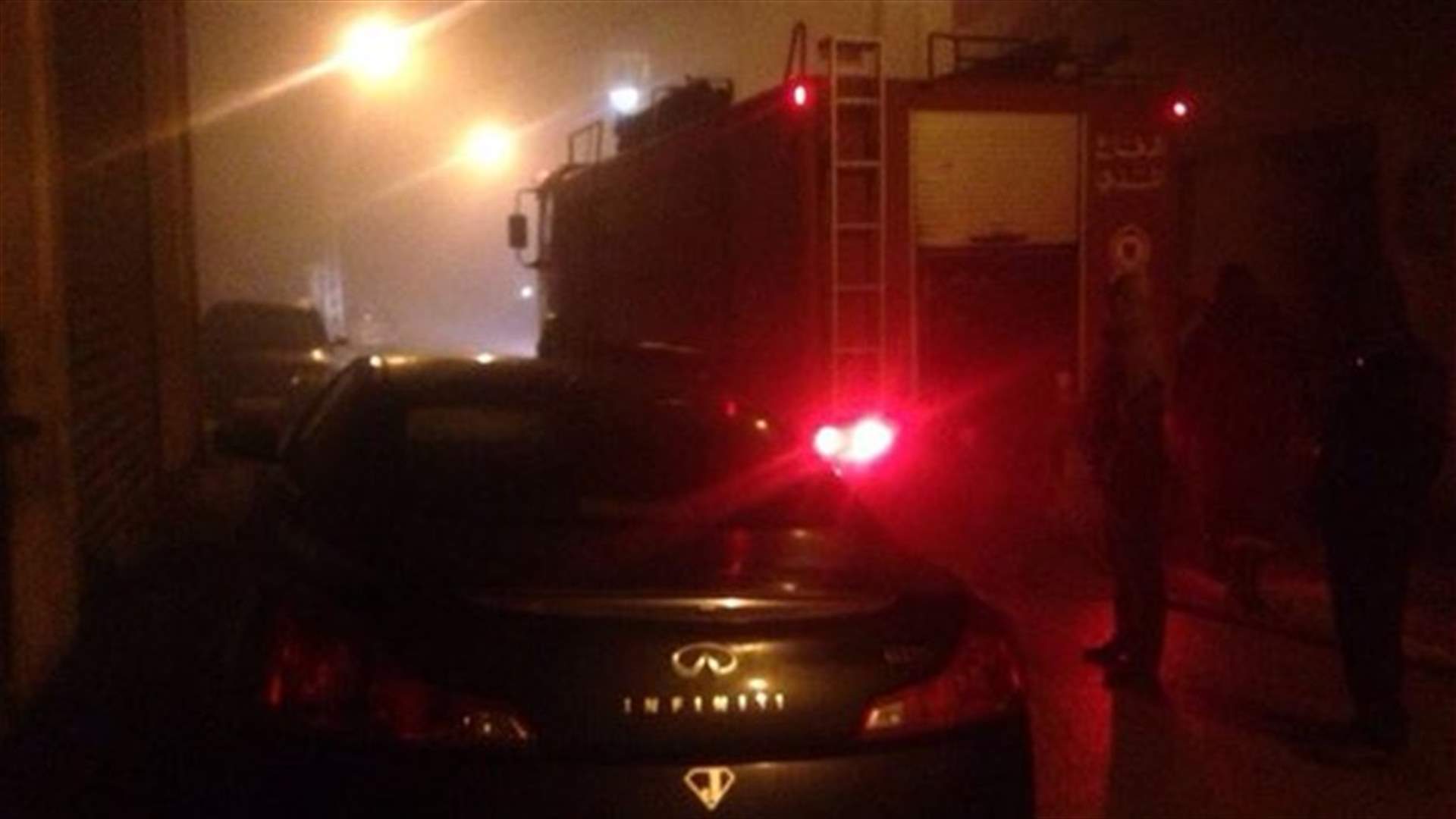 جريح اثر حريق بمنزل في المدينة الصناعية في زحلة