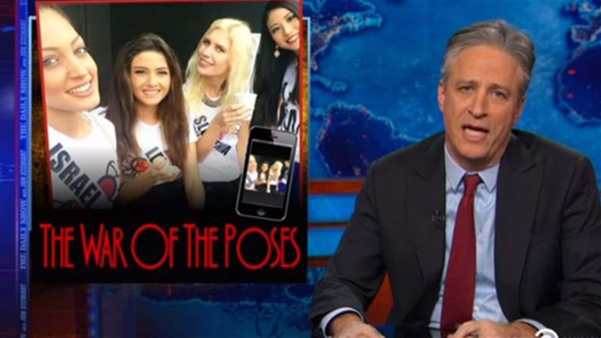 [VIDEO] Jon Stewart’s Perfect Response to Israel-Lebanon Selfie Controversy