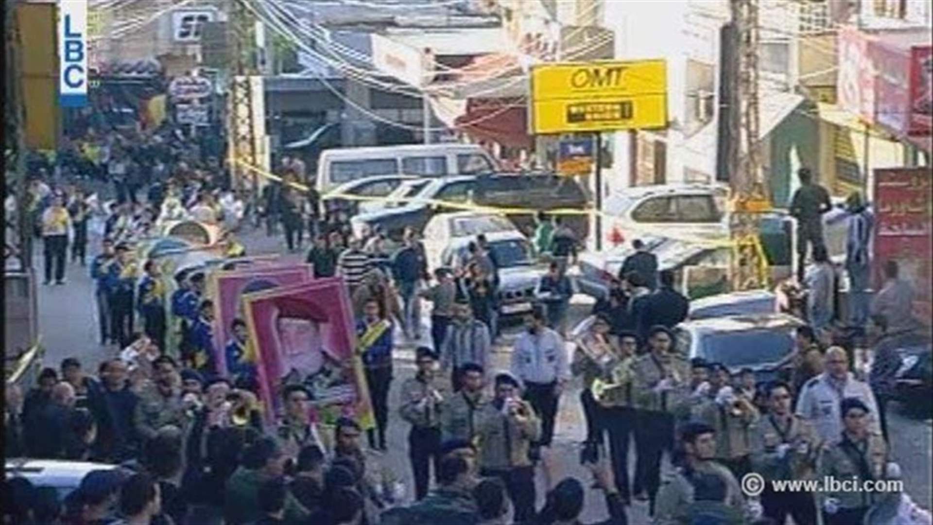 حزب الله مستمر بتشييع شهداء  القنيطرة