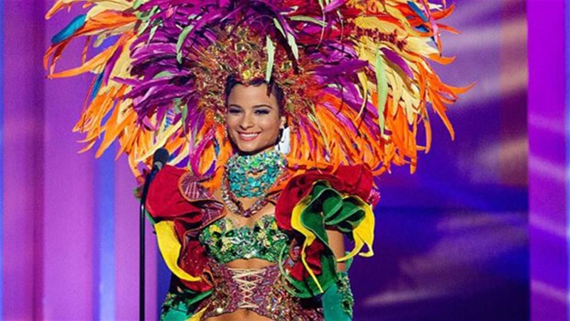[VIDEO] Here's What Lebanon Wore To The Miss Universe Contestants National Costume Round