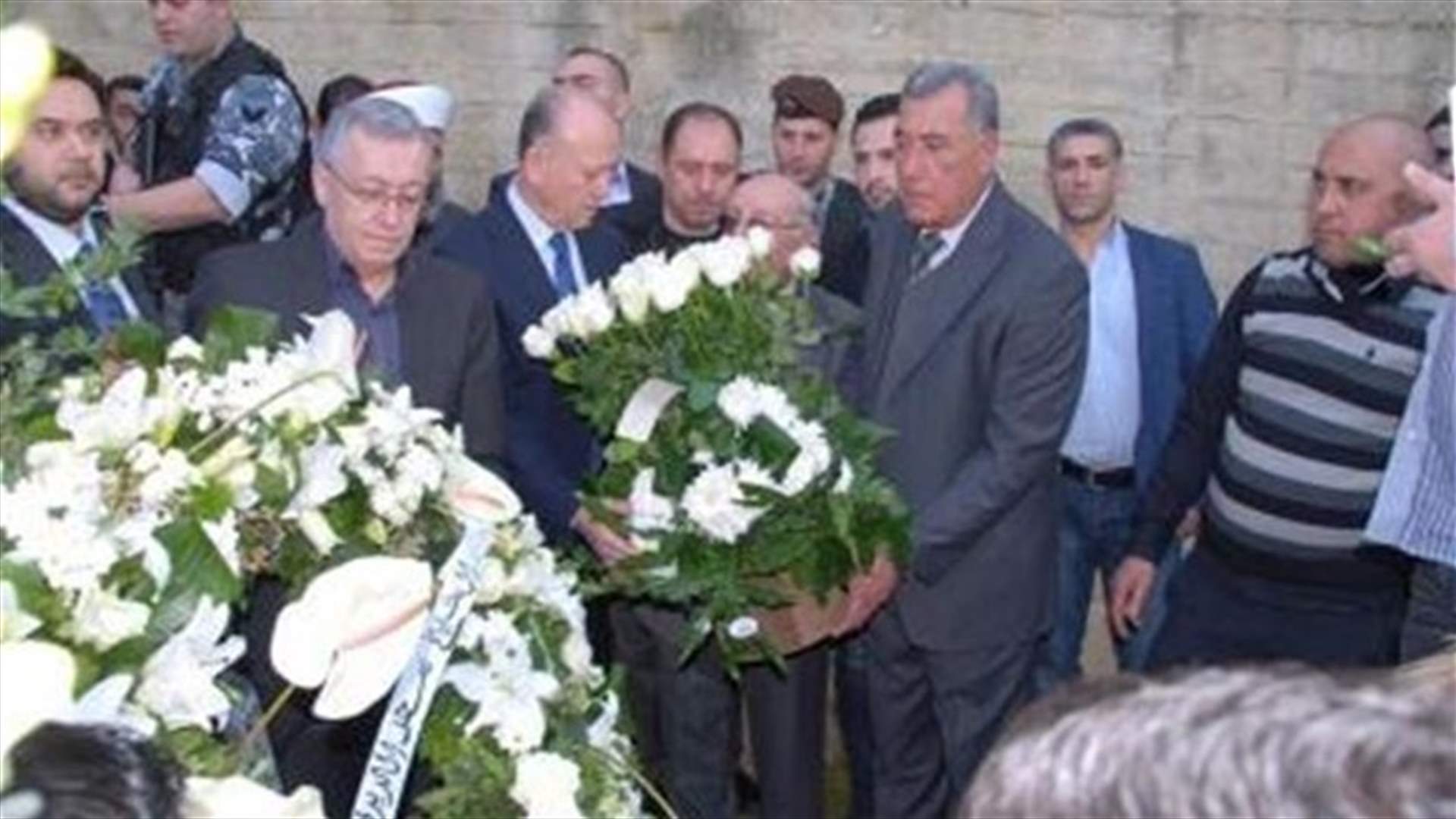 الذكرى السابعة لاستشهاد الرائد وسام عيد والمؤهل اسامة مرعب