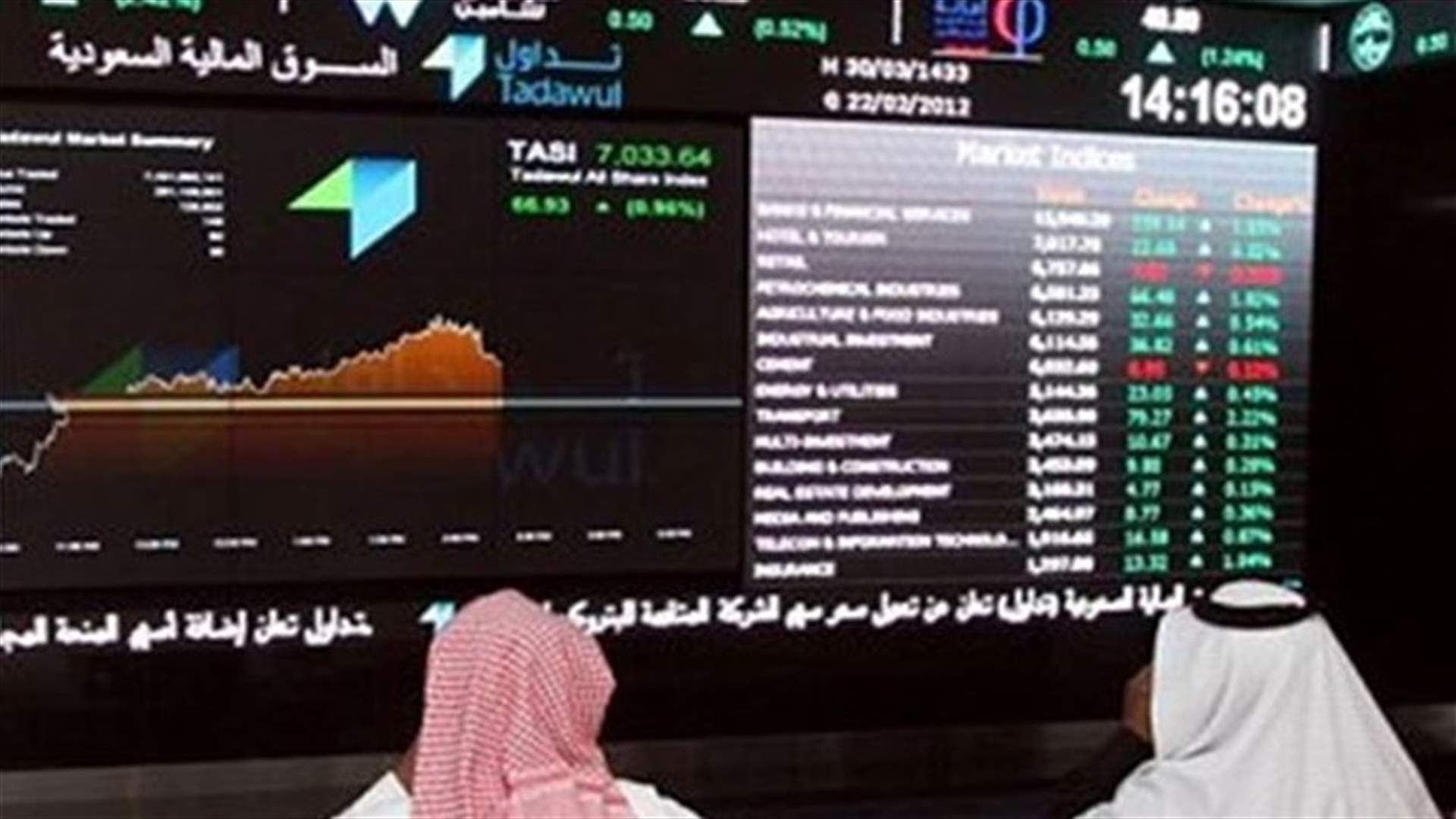 البورصة السعودية ترتفع بعد انتقال سلس للسلطة
