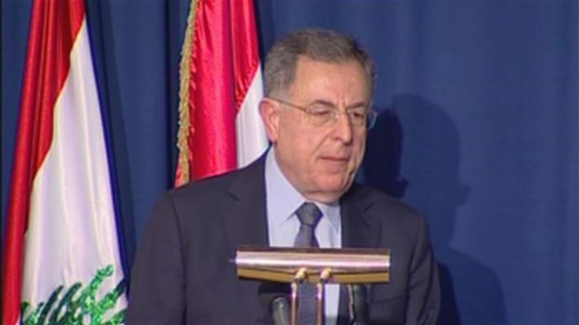 Future bloc head Siniora says Nasrallah’s statements eliminate will of Lebanese people