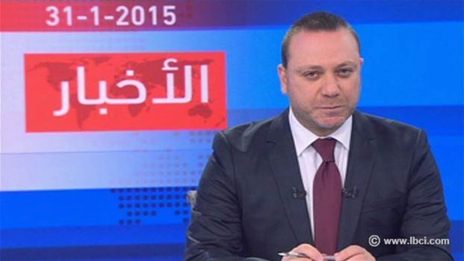 مقدمة النشرة المسائية 31-01-2015