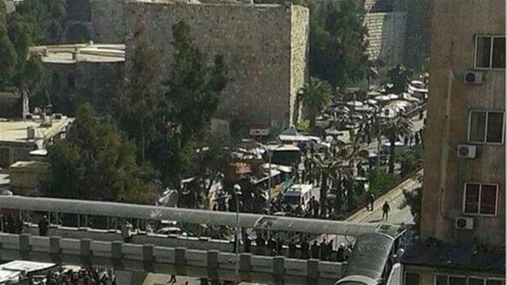 REPORT: Blast targeting bus carrying Lebanese pilgrims in Damascus kills several people