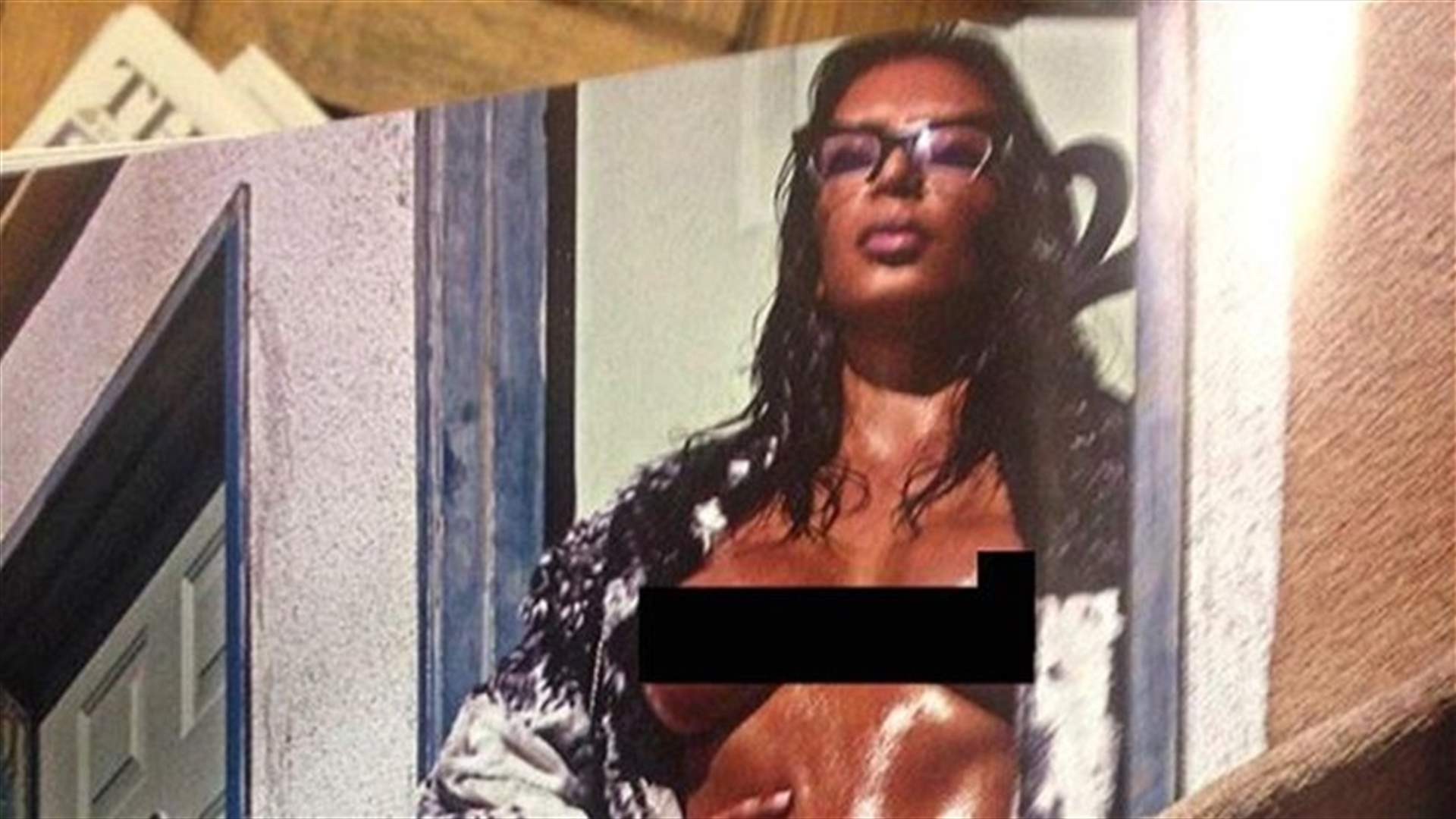 بالصور: كيم كارديشيان عارية بالكامل من جديد!