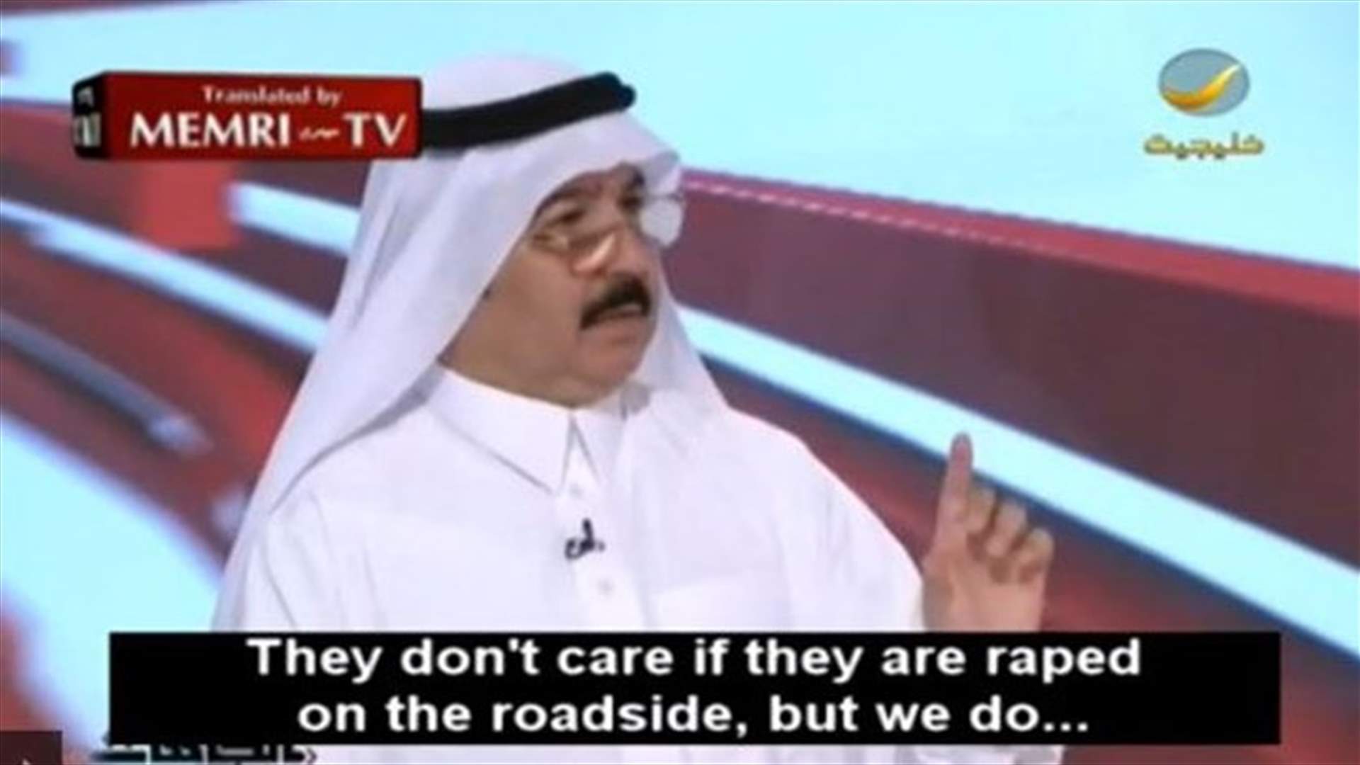 [VIDEO] Saudi Arabian Historian: Western Women Are OK With Being Raped 