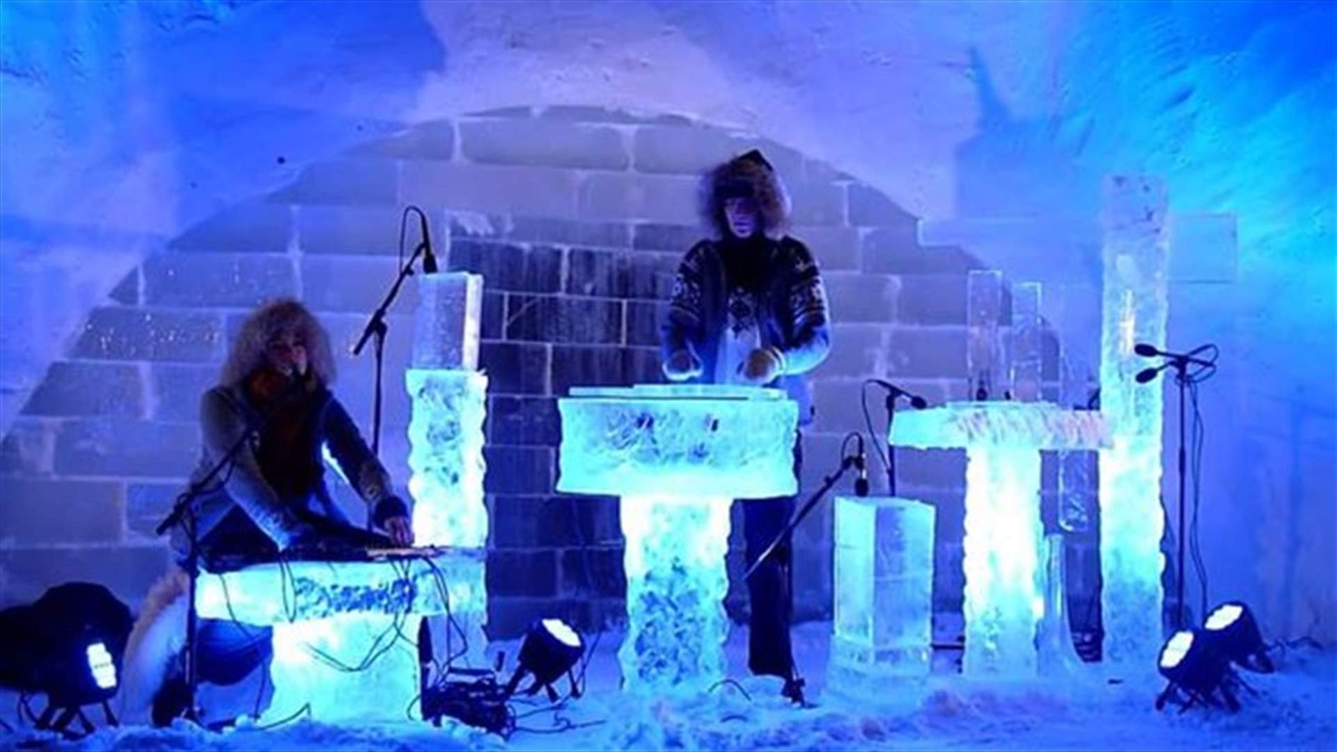 [VIDEO] Amazing Ice Orchestra Performs In 'Gigantic Cosmic Igloo'