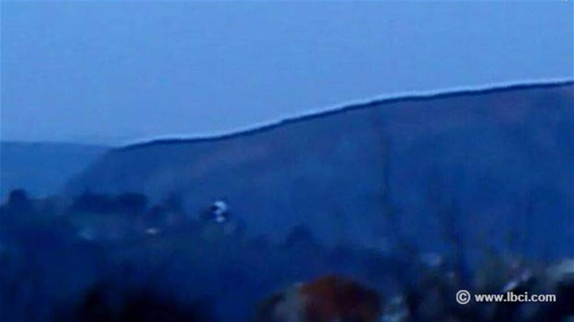 بالفيديو: سقوط جسم غريب في مرجعيون 