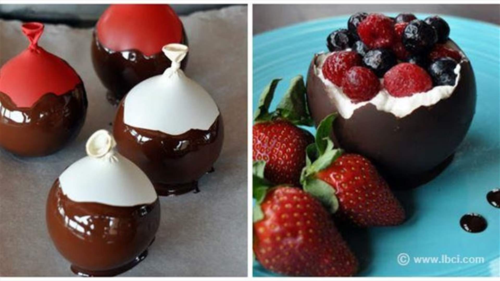 How To Make A Chocolate Bowl With A Balloon 