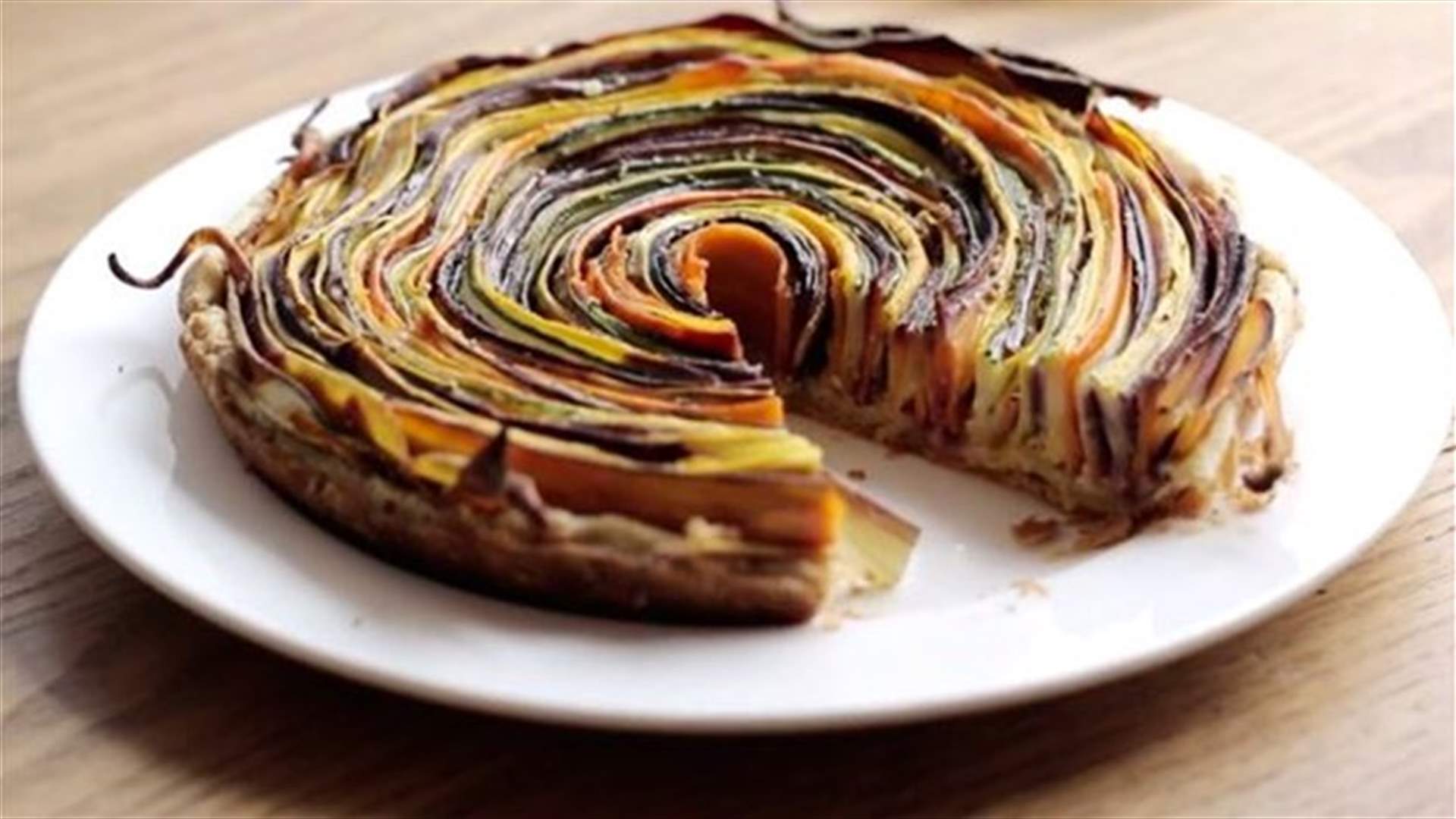 Veggie Roulade Tart 