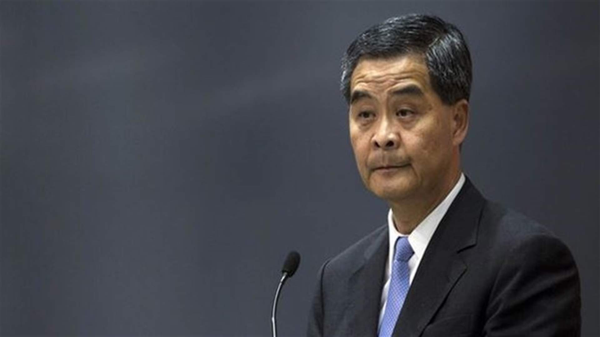 Hong Kong leader tells people to be "like sheep" after year of protests