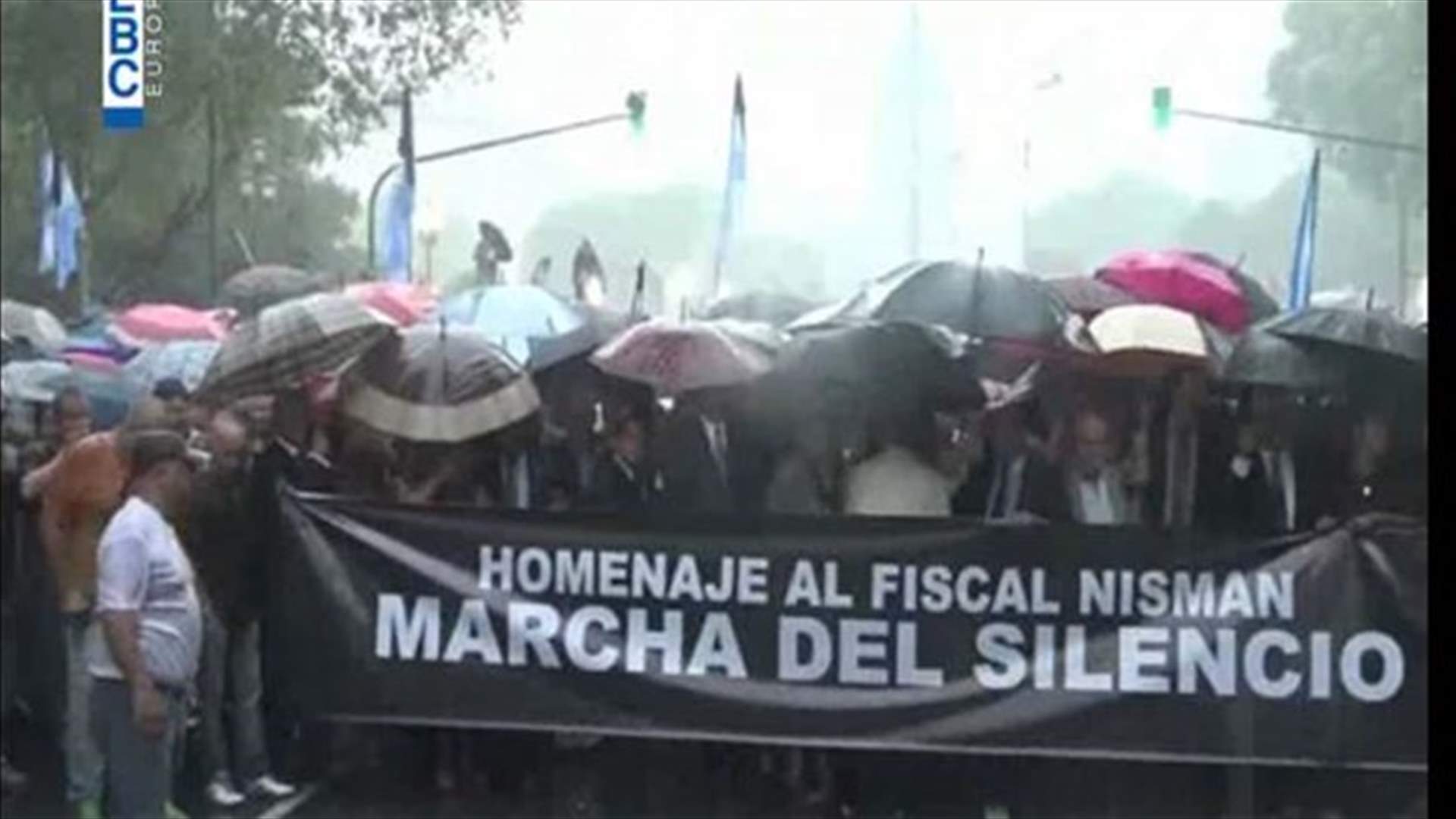 REPORT: Argentines react to massive silent protest for late prosecutor Alberto Nisman
