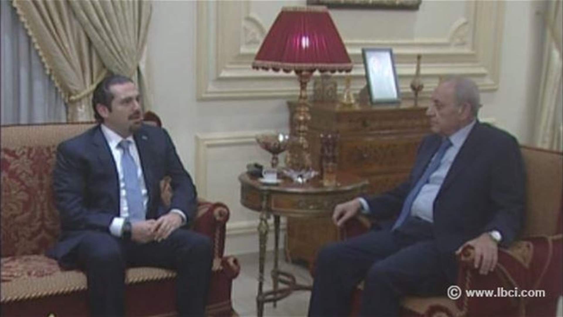 لقاء بين بري والحريري في عين التينه