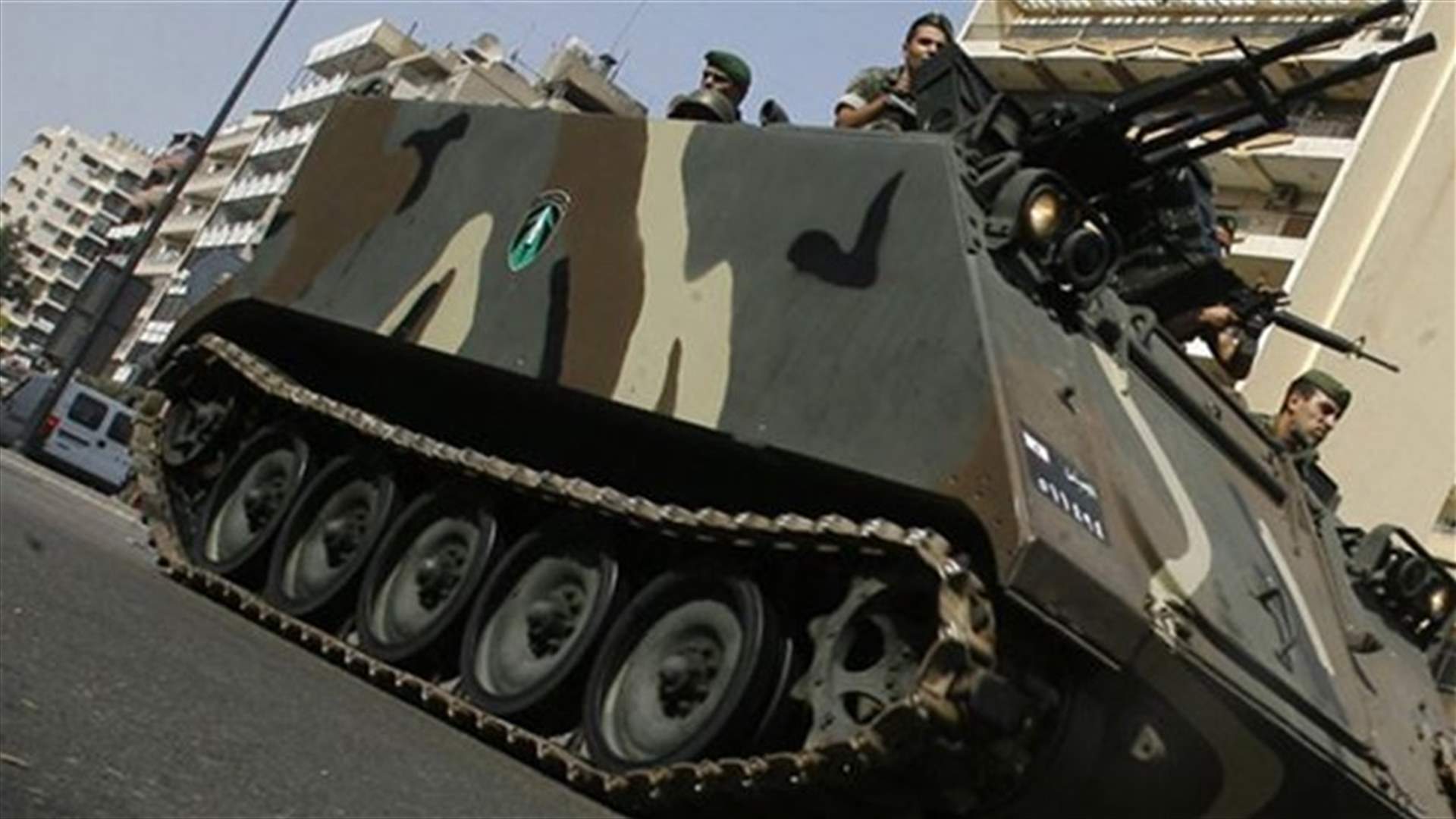 مرجع عسكري لـ"المستقبل" : الجيش يتسلم اليوم 30 ملالة و12 مدفعا من الاردن
