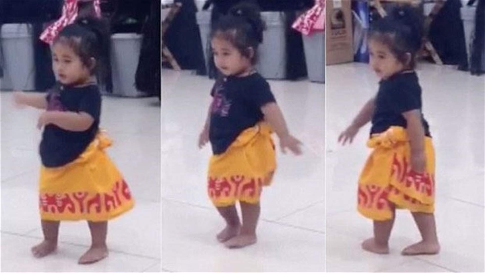 [VIDEO] Little Girl Steals Hearts With Impressive Tahitian Moves!
