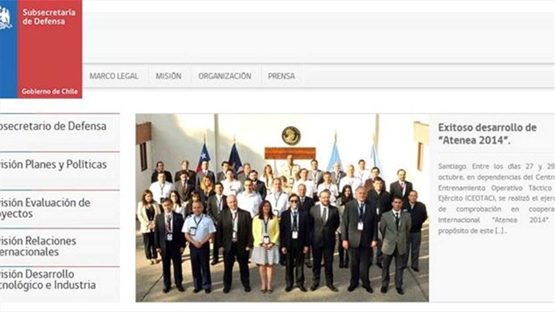 Chile Ministry of Defense website hacked by apparent ISIS supporters
