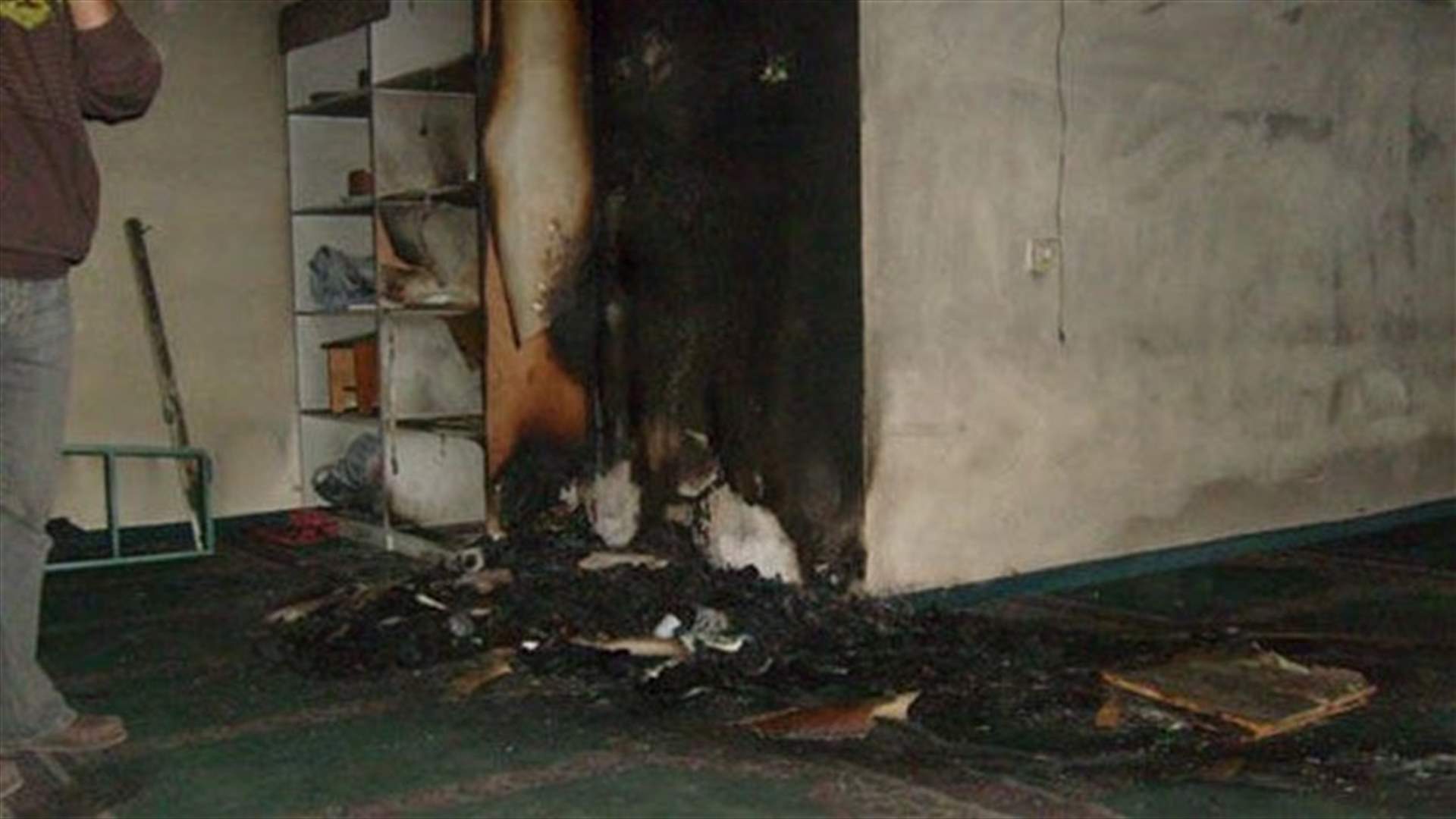 Palestinian mosque damaged in suspected West Bank arson