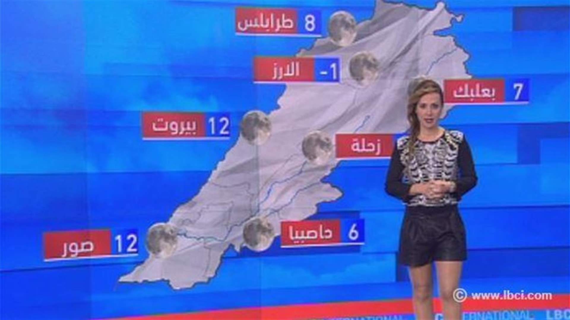 اعتذار عن خطأ في نشرة الطقس