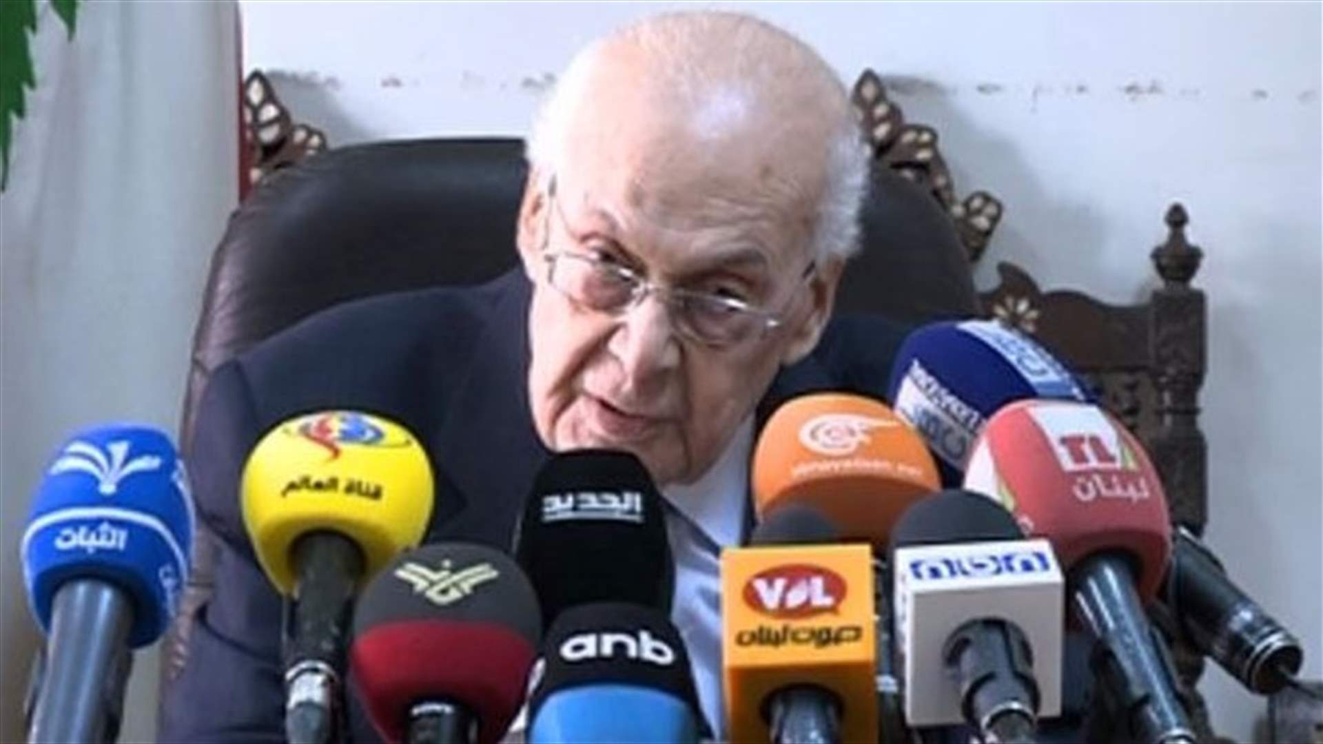 الحص يوجه نداء وطنيا لانتخاب رئيس للجمهورية