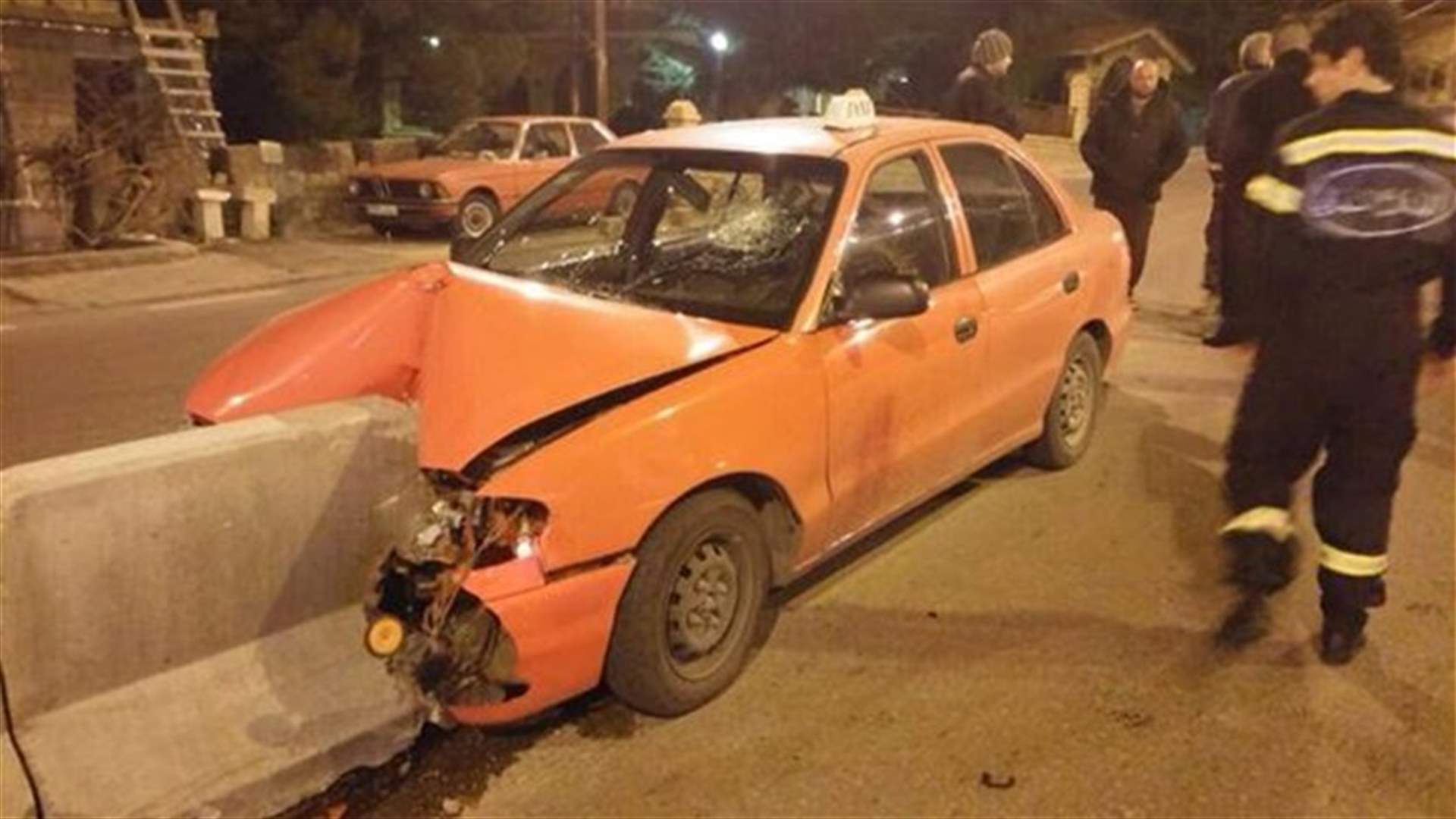 جريح اثر حادث سير في قرنة شهوان