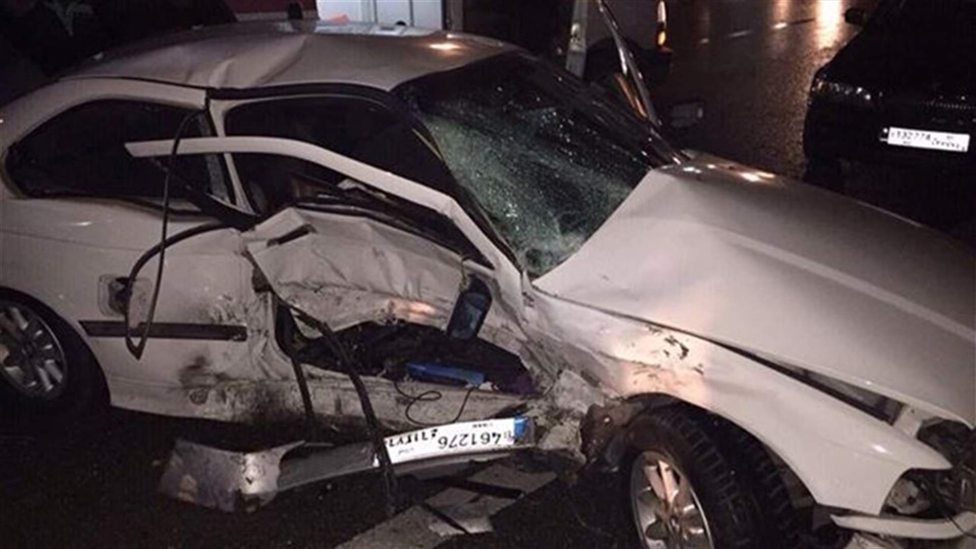 بالصور..جريحان بحادث سير في جعيتا
