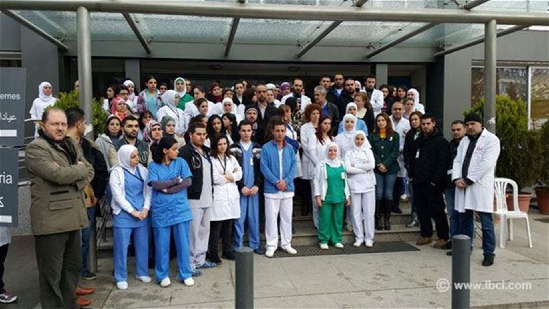 REPORT: Employees close al-Youssef Hospital’s main entrance to protest arrest of colleagues