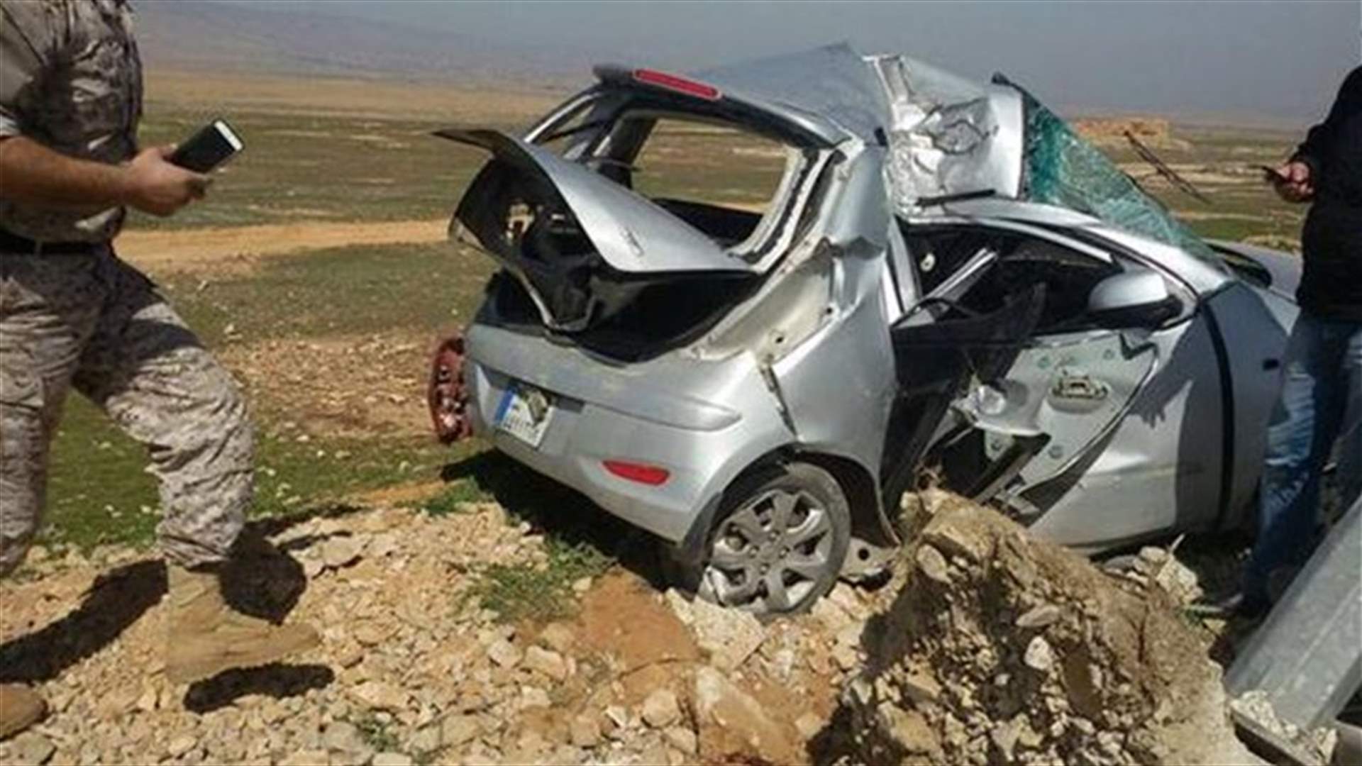 Two people killed in a car accident in Baalbek