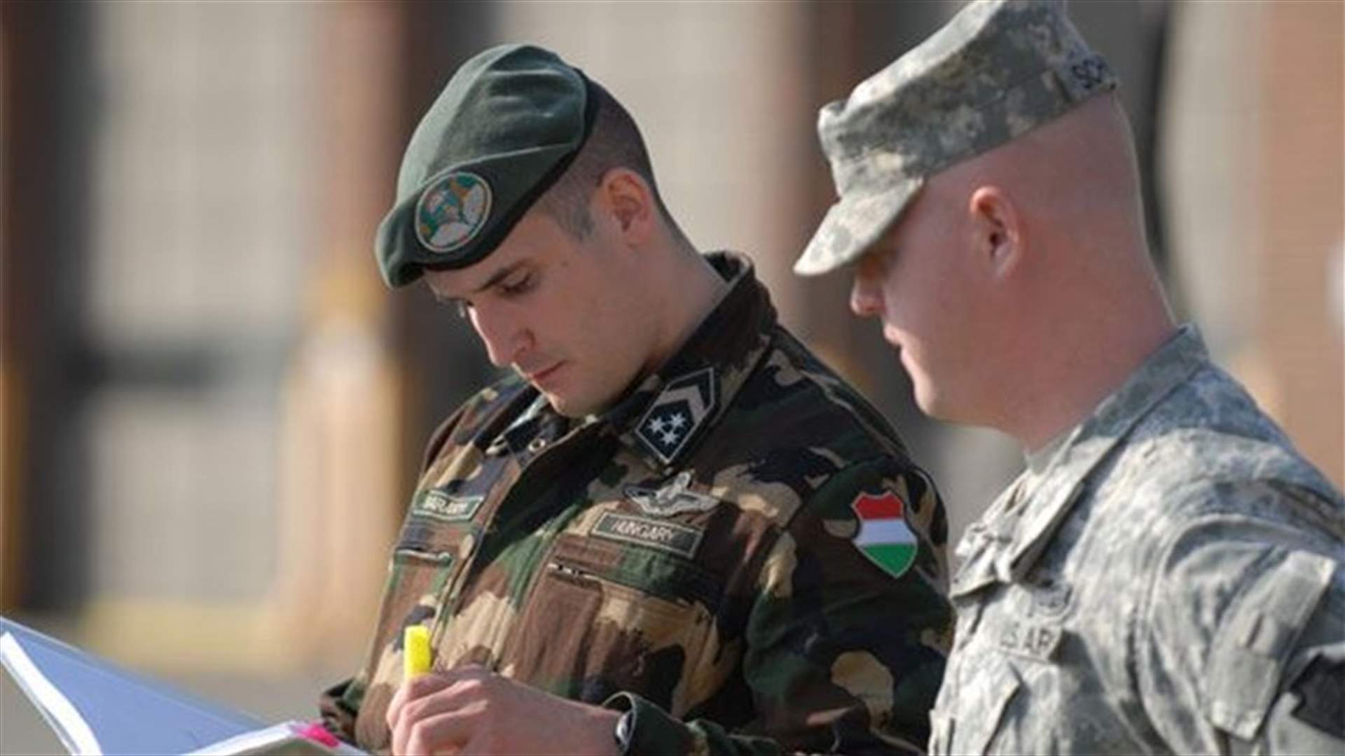 مئة جندي مجري في أربيل لحراسة مركز تدريب