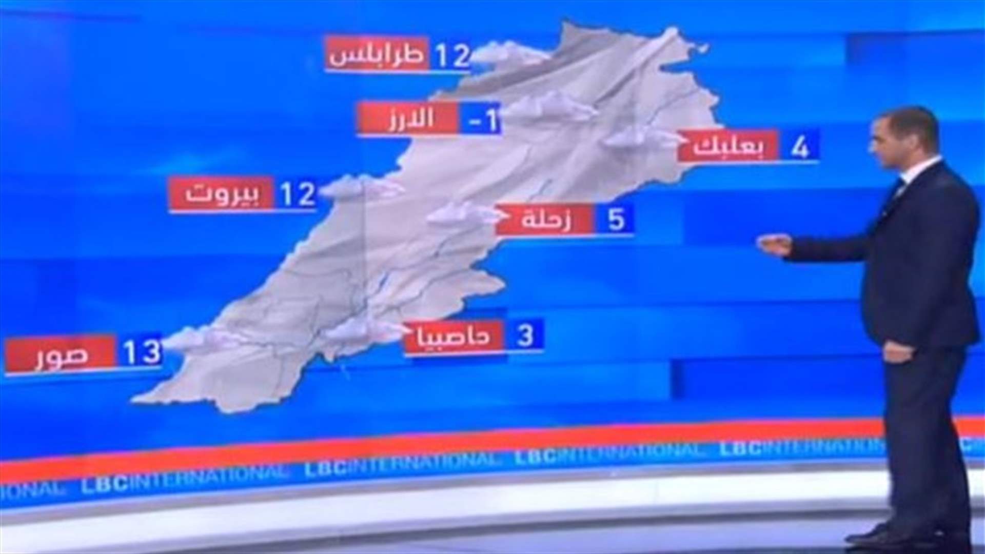 طقس الغد غائم مع انخفاض في الحرارة