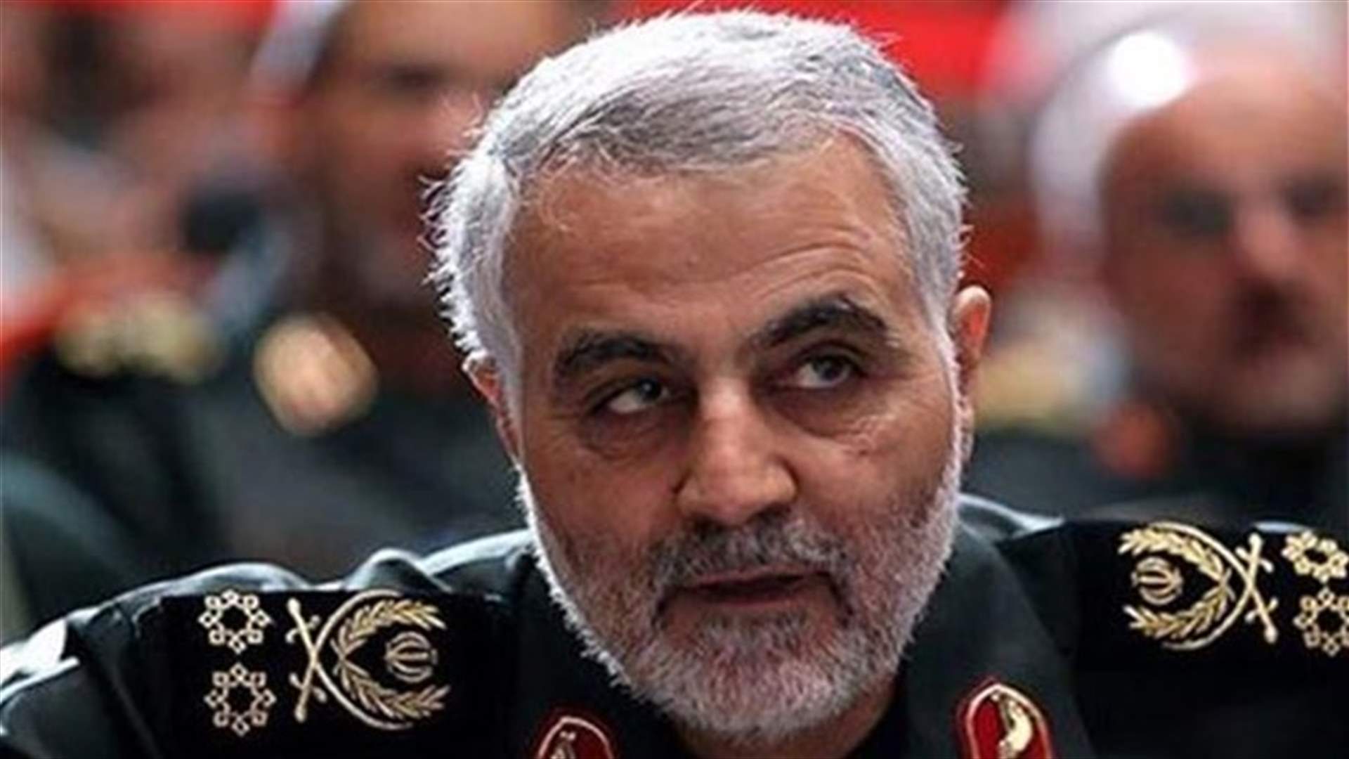 قيادي عراقي: قاسم سليماني يتواجد بالعراق "متى ما نحتاجه"
