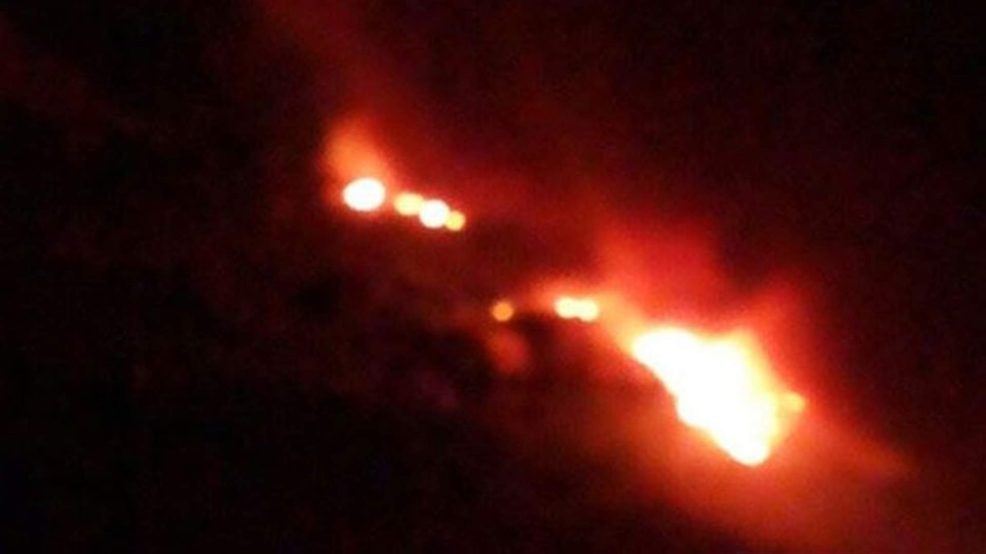 حريق في مكب حبالين - جبيل